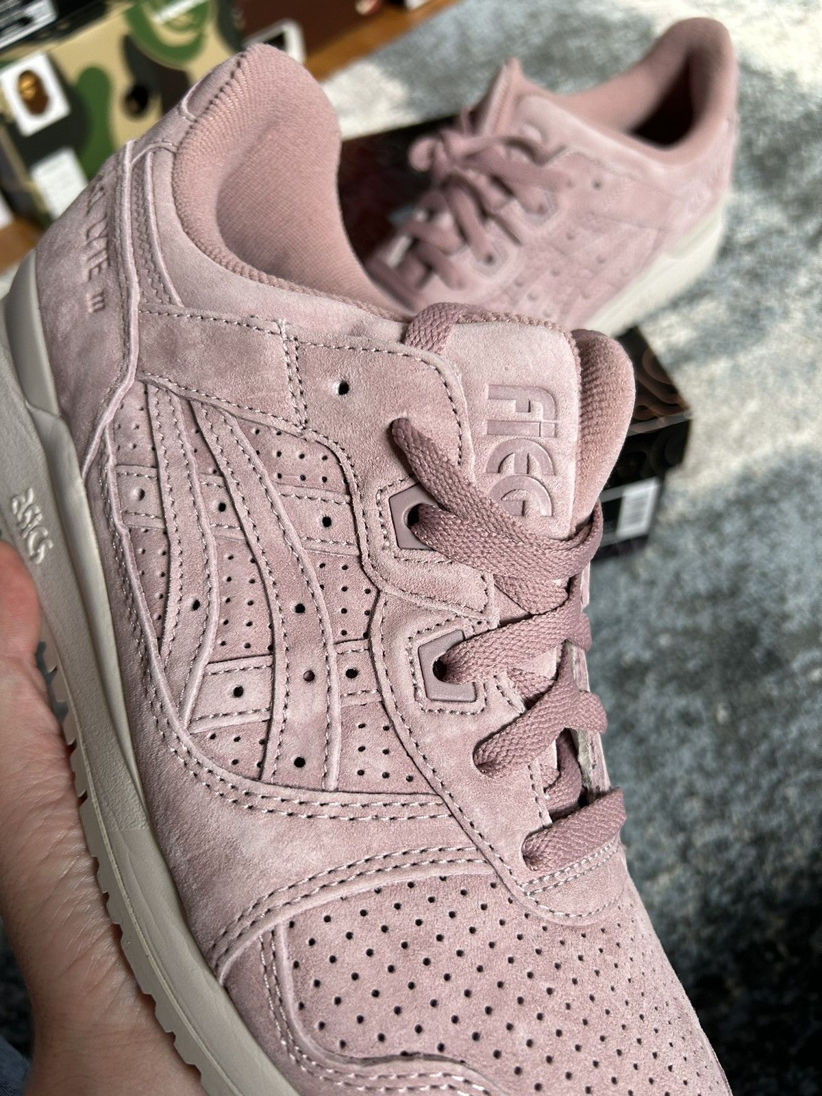 Asics × Kith × Ronnie Fieg 1201A224-251 FW20 GEL LYTE iii “THE PALETTE” DUSTY QUARTZ Size US 8 / EU 41 - 5 Thumbnail