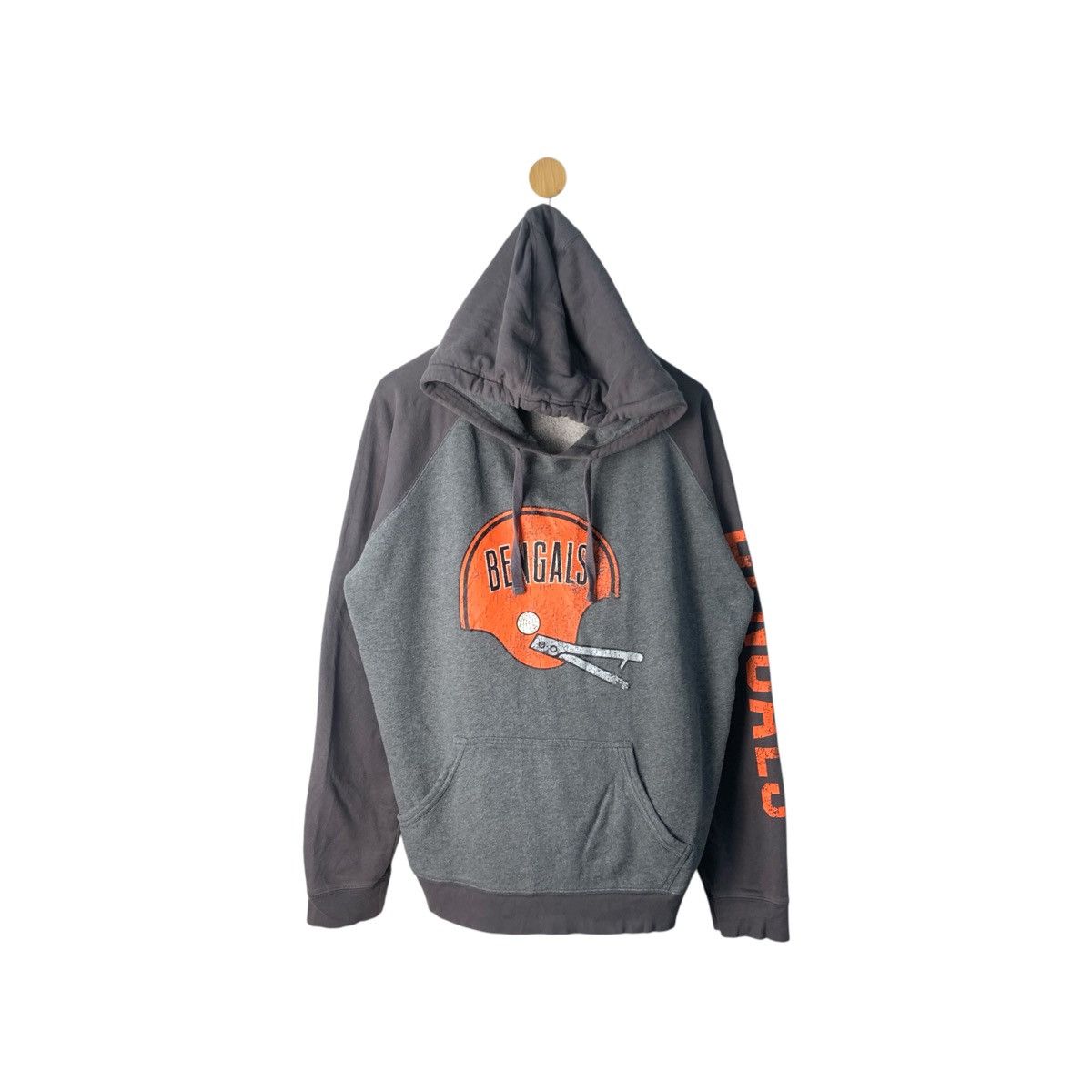 Vintage Vintage Cincinnati Bengals Football Hoodie Sweatshirt Gray Size US L / EU 52-54 / 3 - 1 Thumbnail