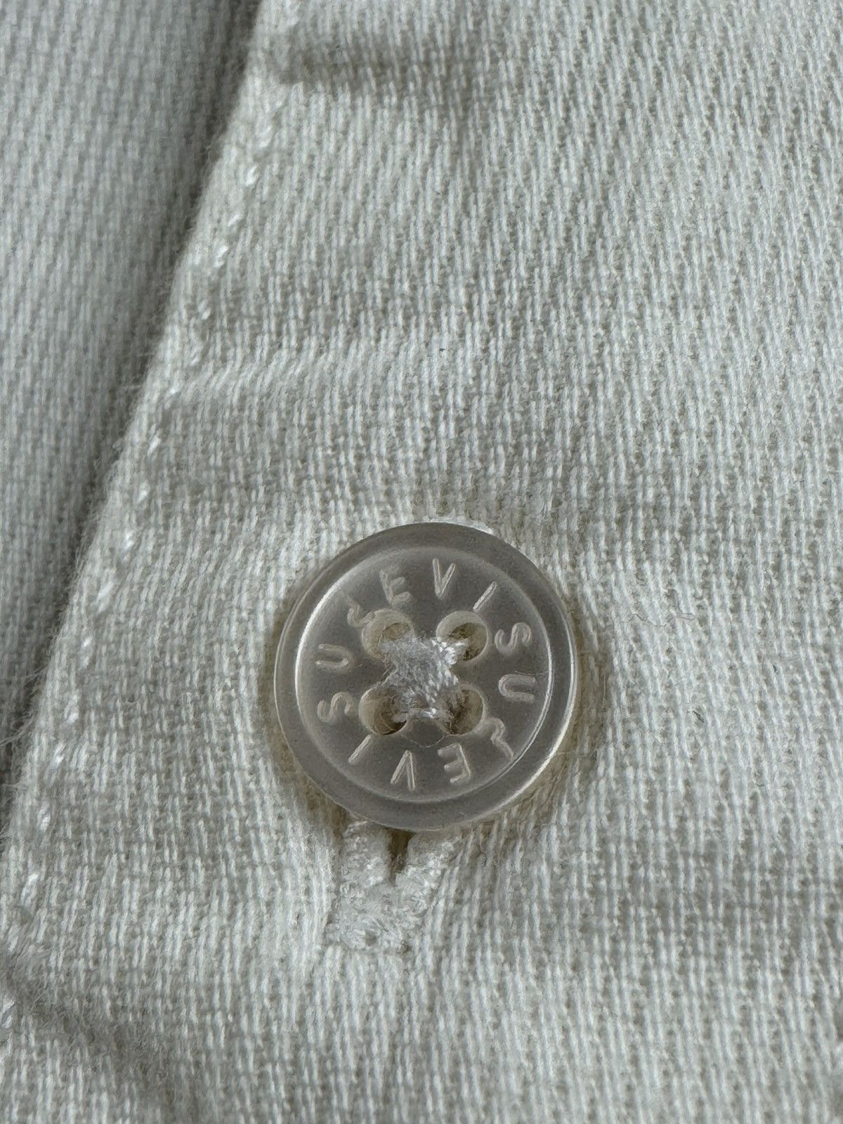 Evisu Evisu Gensis Japan Flag Velour Corduroy Medium Button Longsleeve Shirt Size US M / EU 48-50 / 2 - 17 Thumbnail