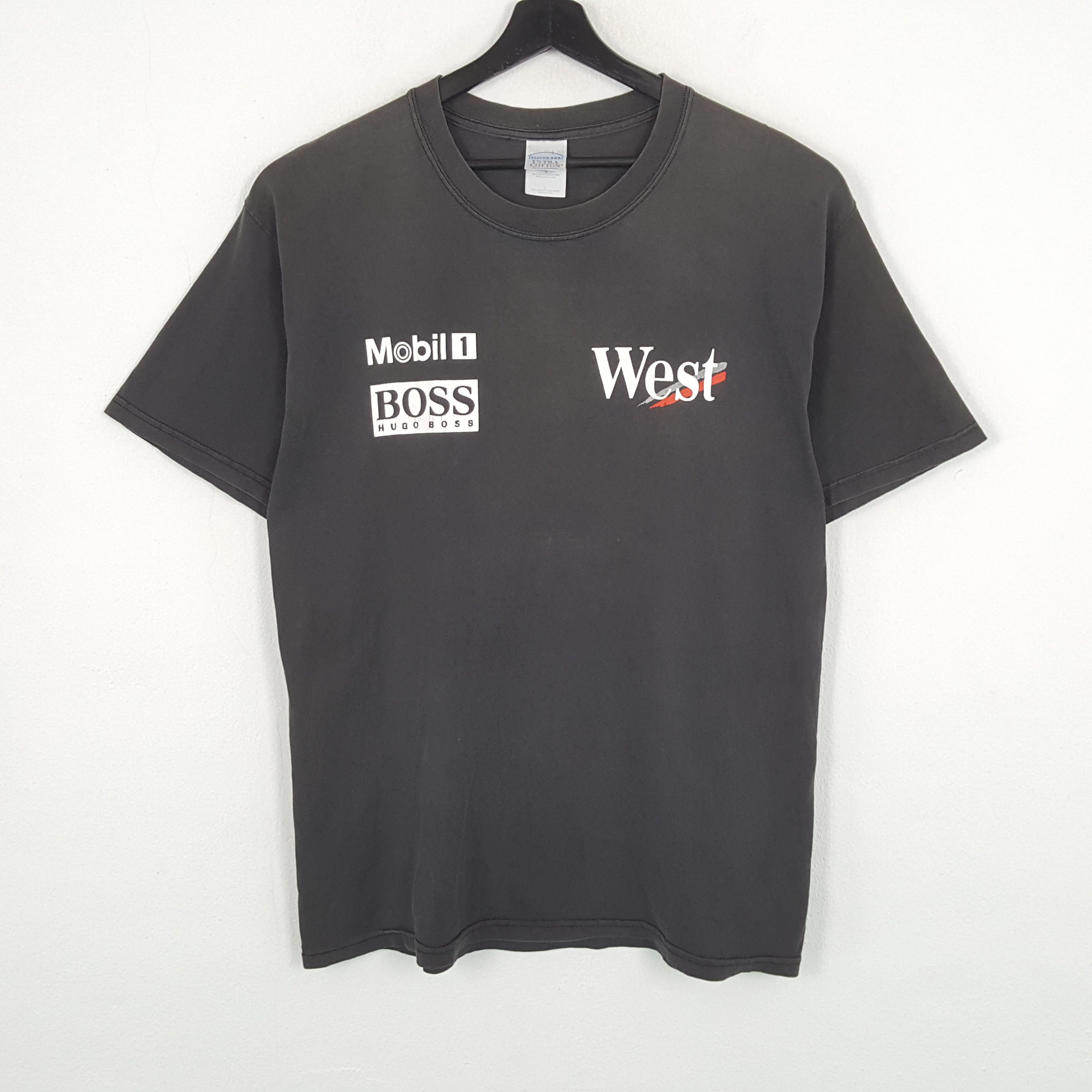 Vintage WEST MOBILE 1 Racing Motorsports Vintage Tshirt Size US L / EU 52-54 / 3 - 3 Thumbnail