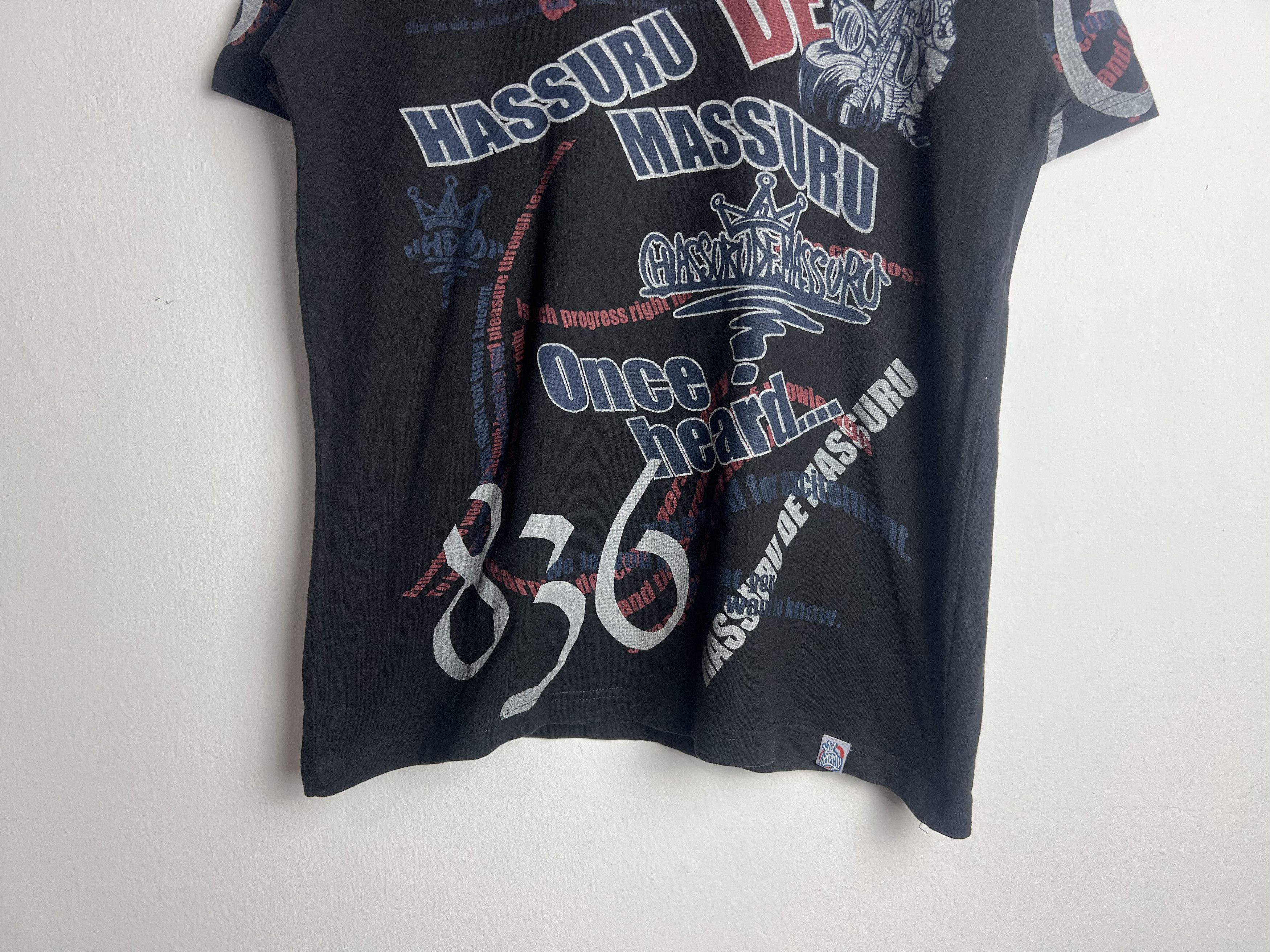 Seditionaries Hassuru Massuru Graphic Print Tshirt Size US L / EU 52-54 / 3 - 4 Thumbnail