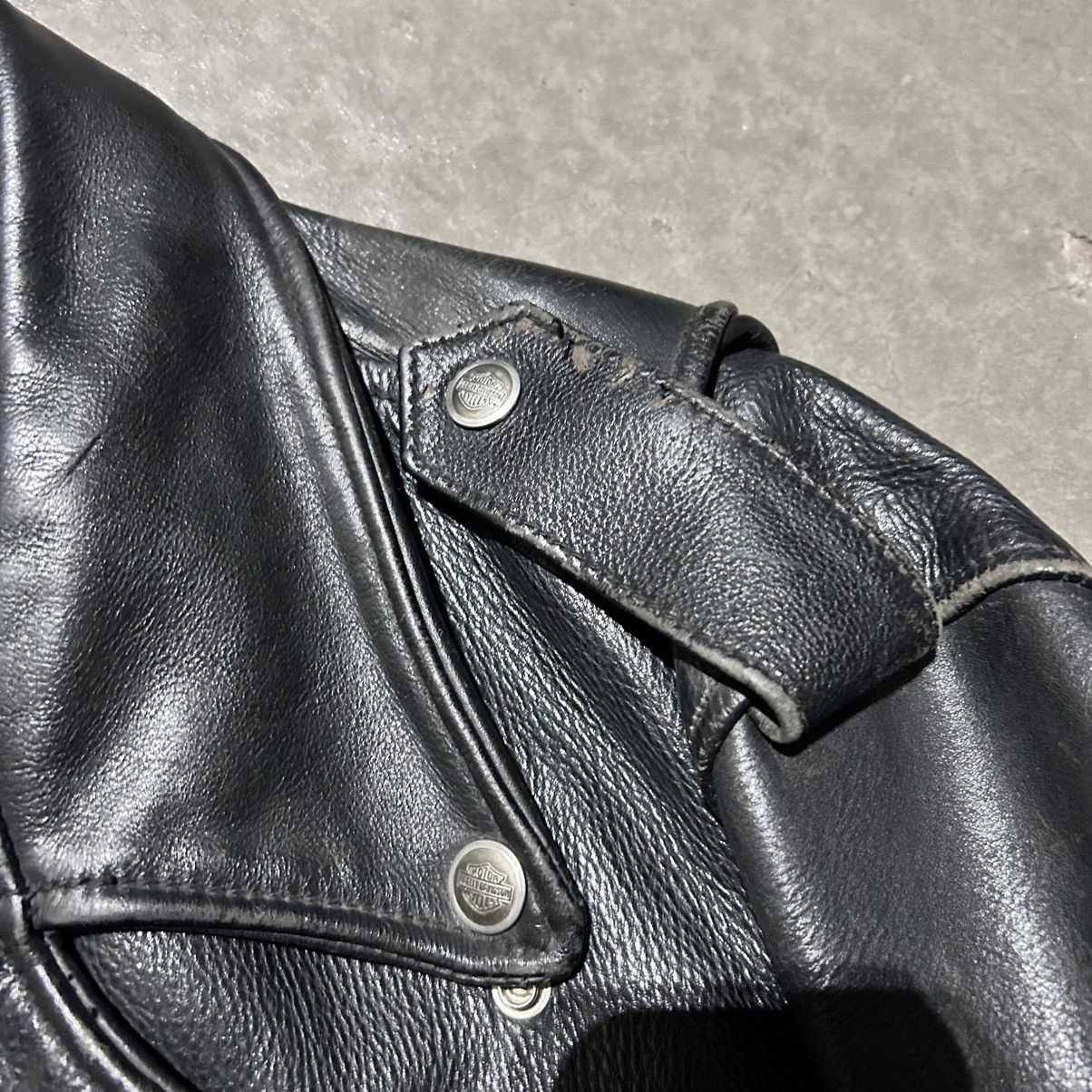 Harley Davidson Vintage Harley Davidson leather biker jacket Size US L / EU 52-54 / 3 - 11 Thumbnail
