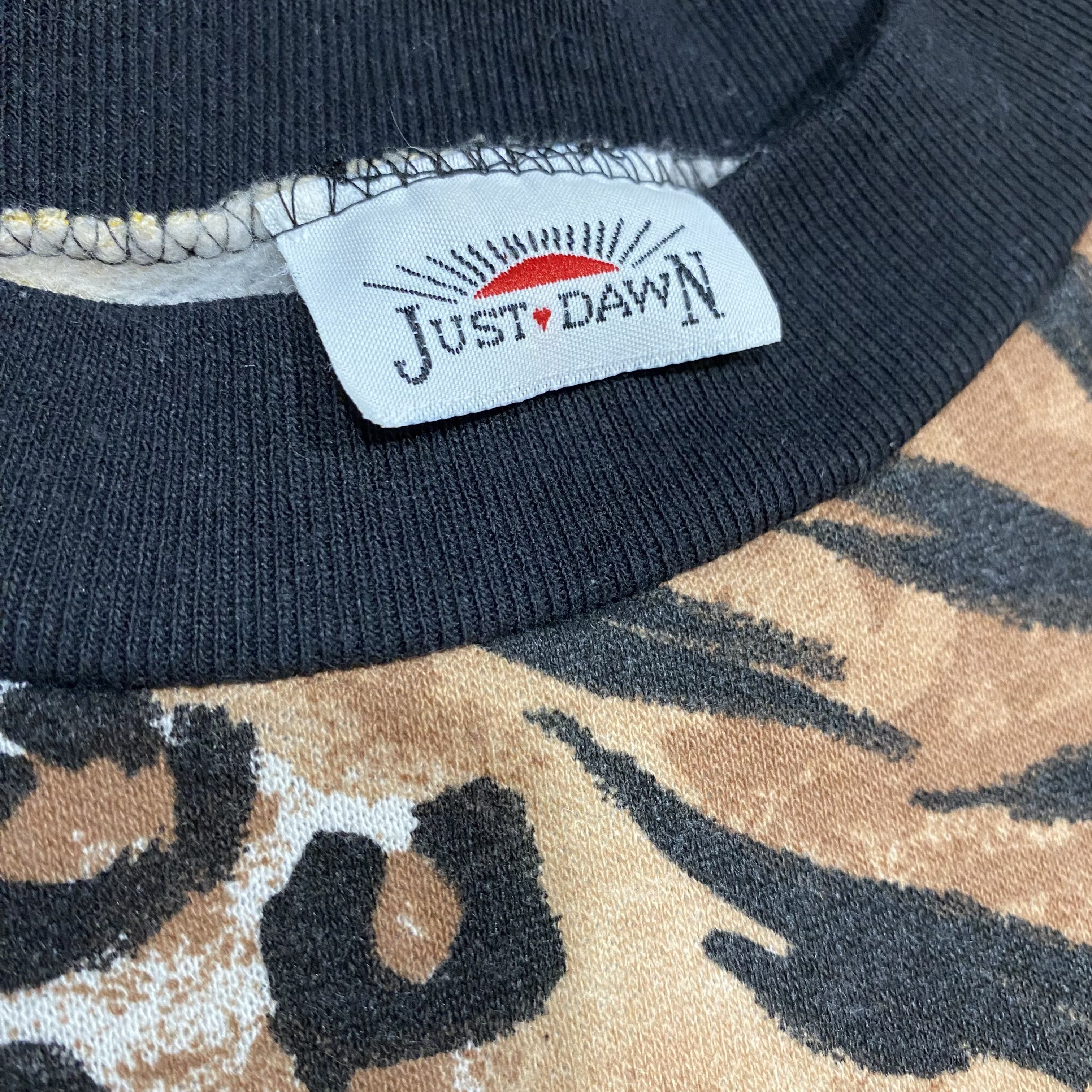 Vintage Just Dawn Cat Print Womens Crew Neck Sweatshirt Made in USA Size L / US 10 / IT 46 - 3 Thumbnail