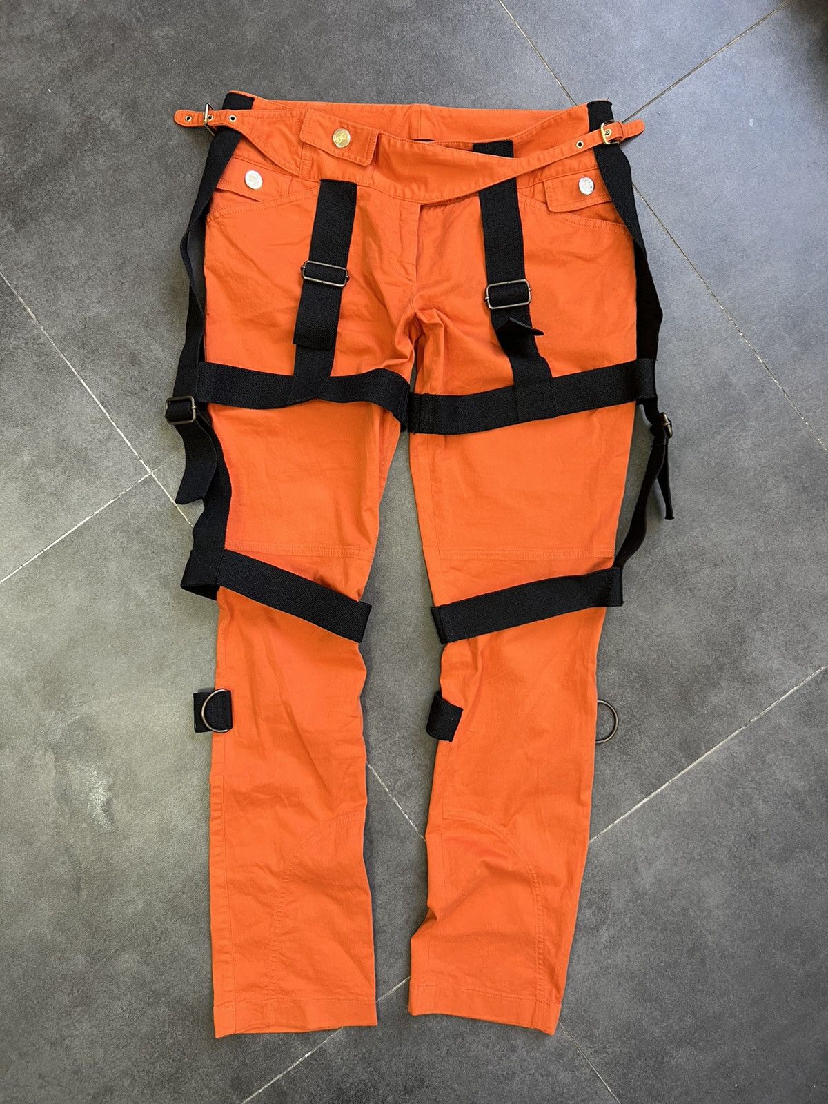 Dolce & Gabbana Archive Dolce & Gabbana 2003 Archive Bondage pants denim Size US 33 - 6 Thumbnail