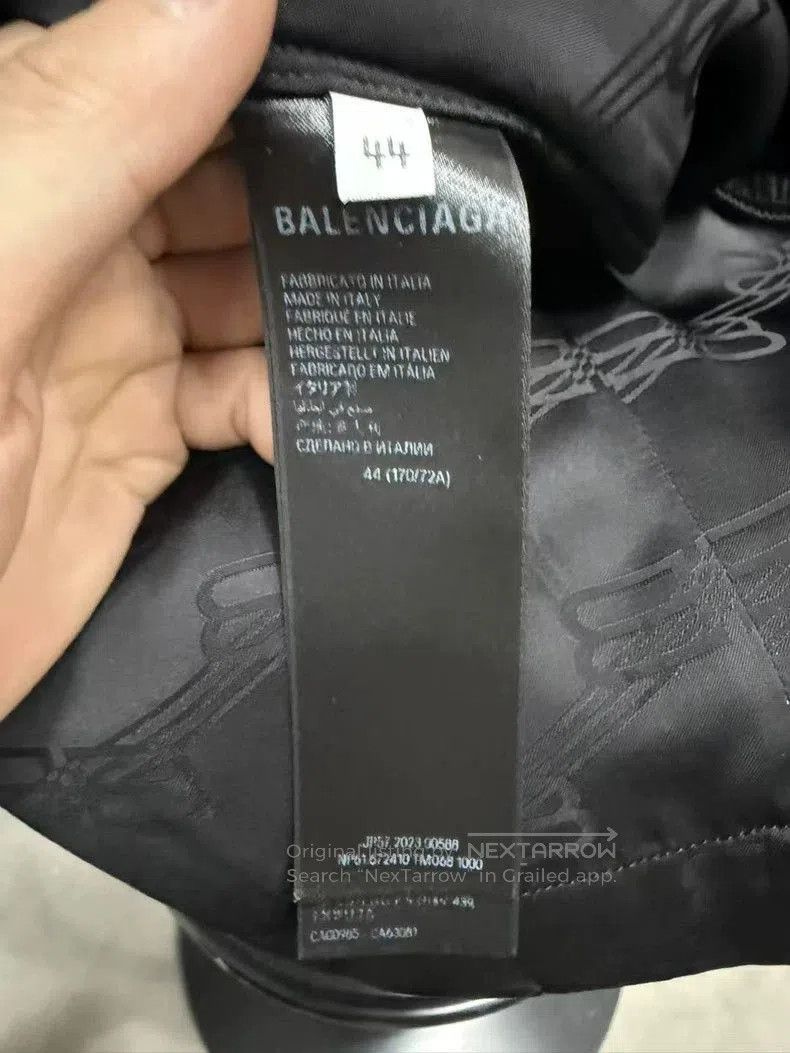 Balenciaga Balenciaga Silk Monogram Pattern Shorts. Size US 28 / EU 44 - 6 Thumbnail