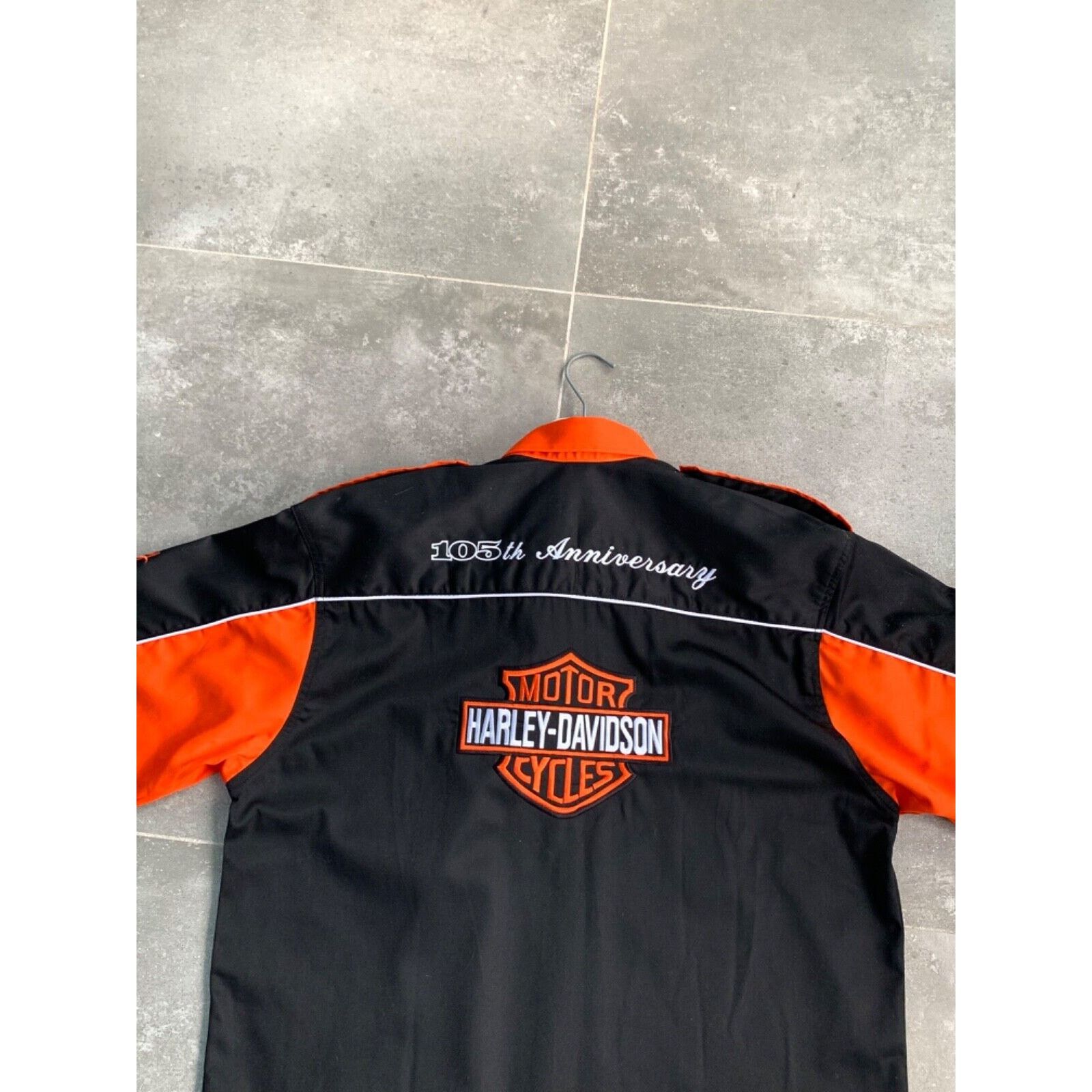 Harley Davidson Men's HARLEY DAVIDSON Biker Moto Embroidered Logo Shirt XL Size US XL / EU 56 / 4 - 4 Thumbnail