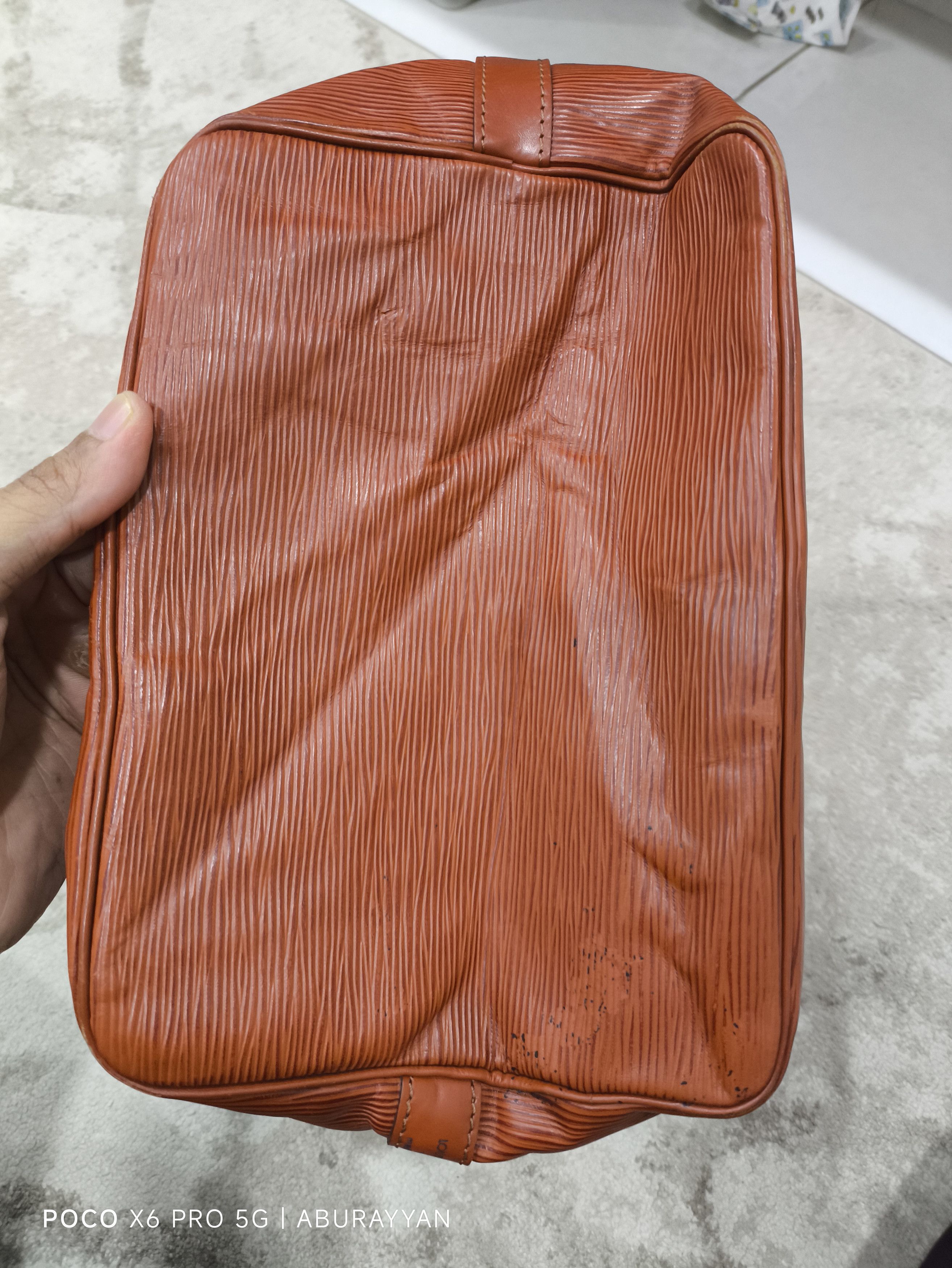 Louis Vuitton Louis Vuitton Brown Epi Leather Petit Noe Shoulder Bag Size ONE SIZE - 3 Thumbnail