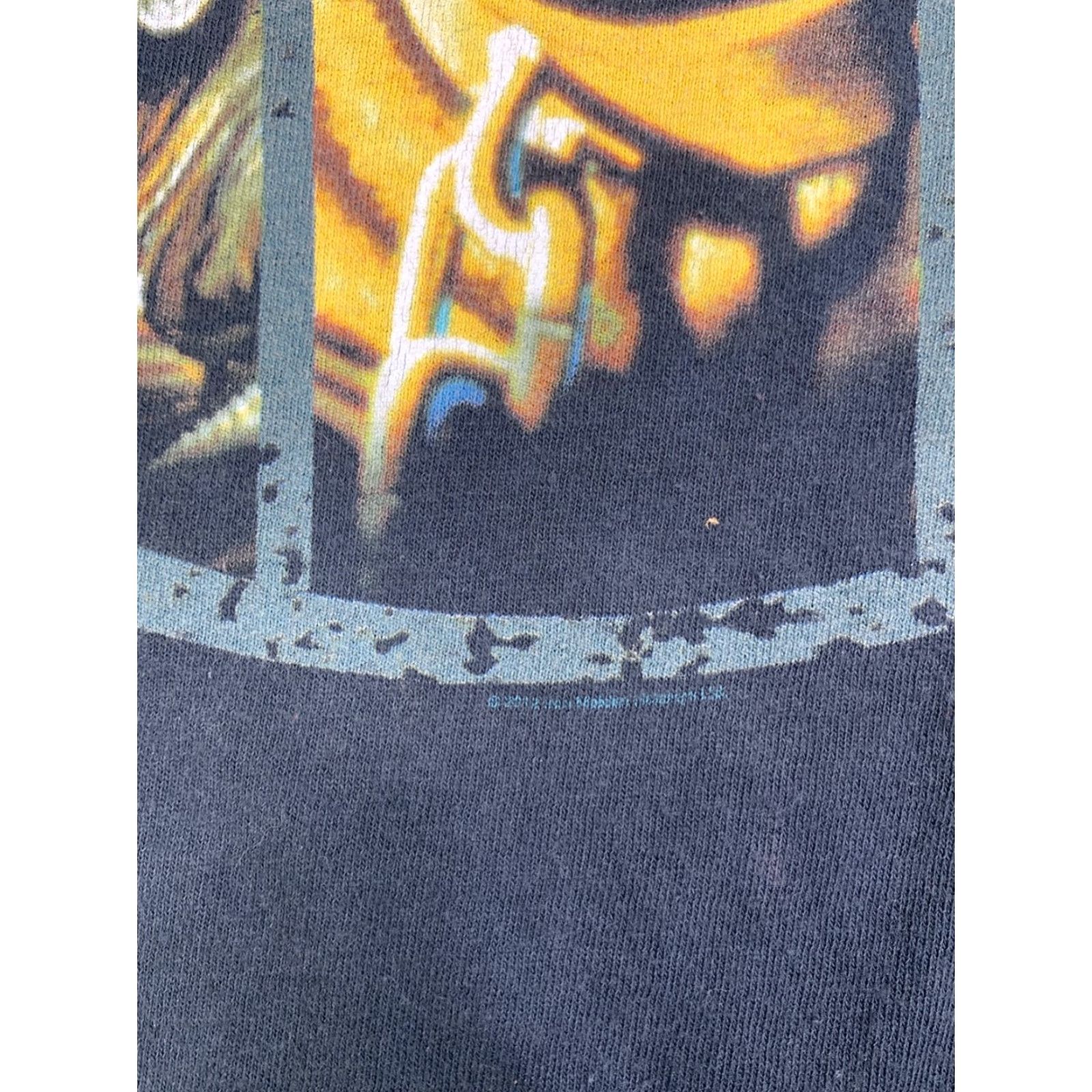 Vintage Iron Maiden Shirt Mens M Black Cotton Short Sleeve Crew Neck Band Rock Heavy Metal Vintage No Unscented Size US M / EU 48-50 / 2 - 3 Thumbnail