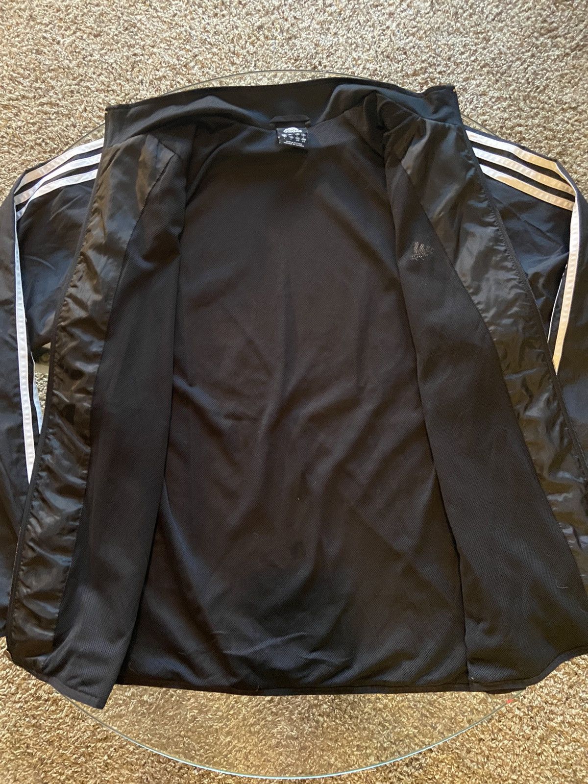 Adidas Adidas Y2K Stripped fitted Windbreaker Size US L / EU 52-54 / 3 - 6 Thumbnail