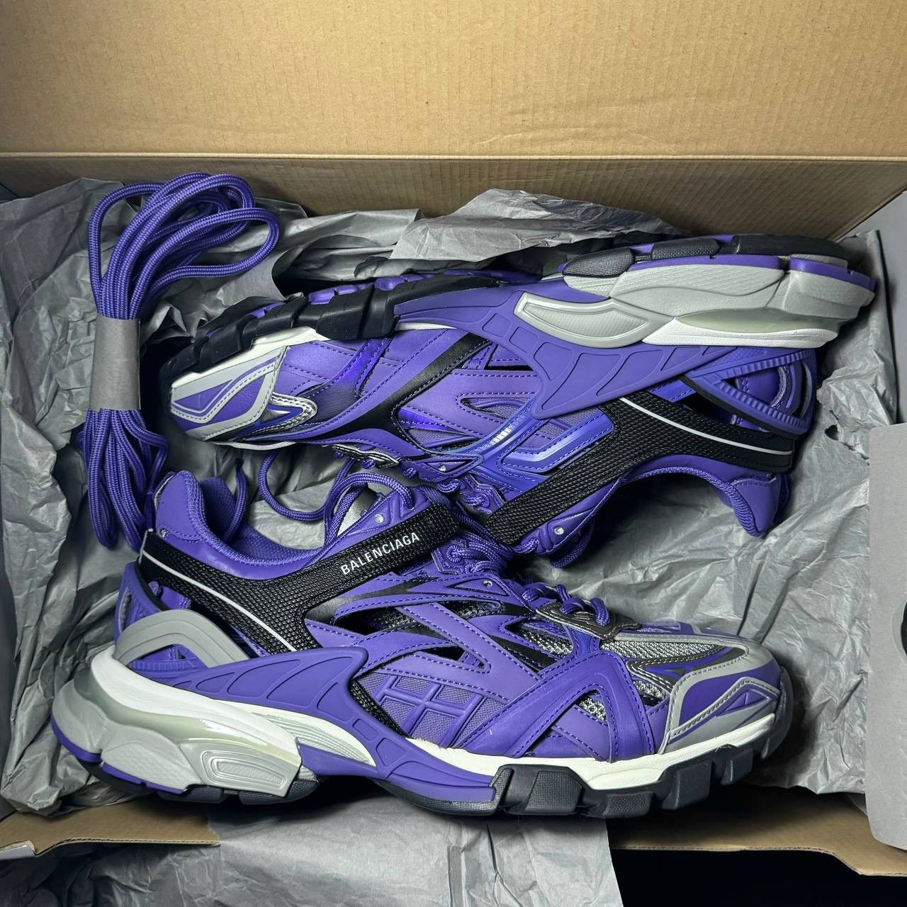 Balenciaga balenciaga track 2 new purple Size US 10 / EU 43 - 9 Thumbnail