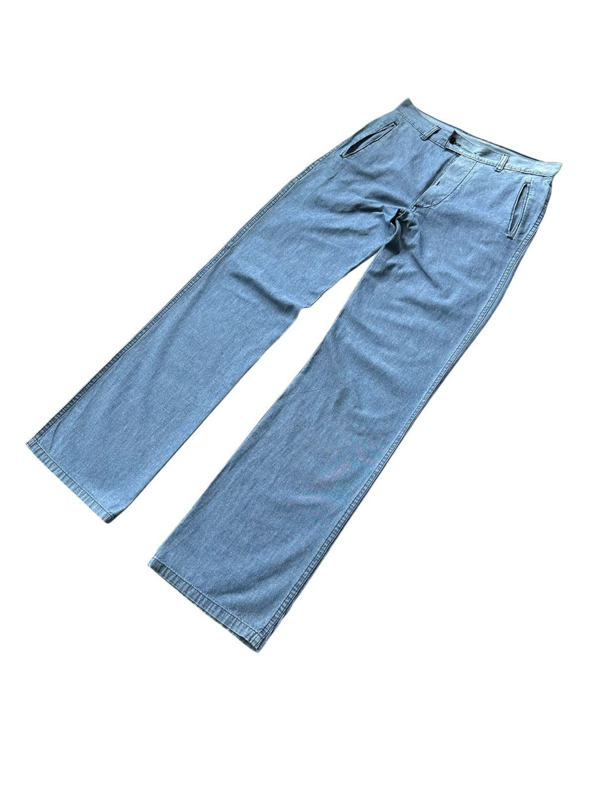 Issey Miyake 2001SS Zucca Travail - denim carpenter pant Size US 29 - 3 Thumbnail