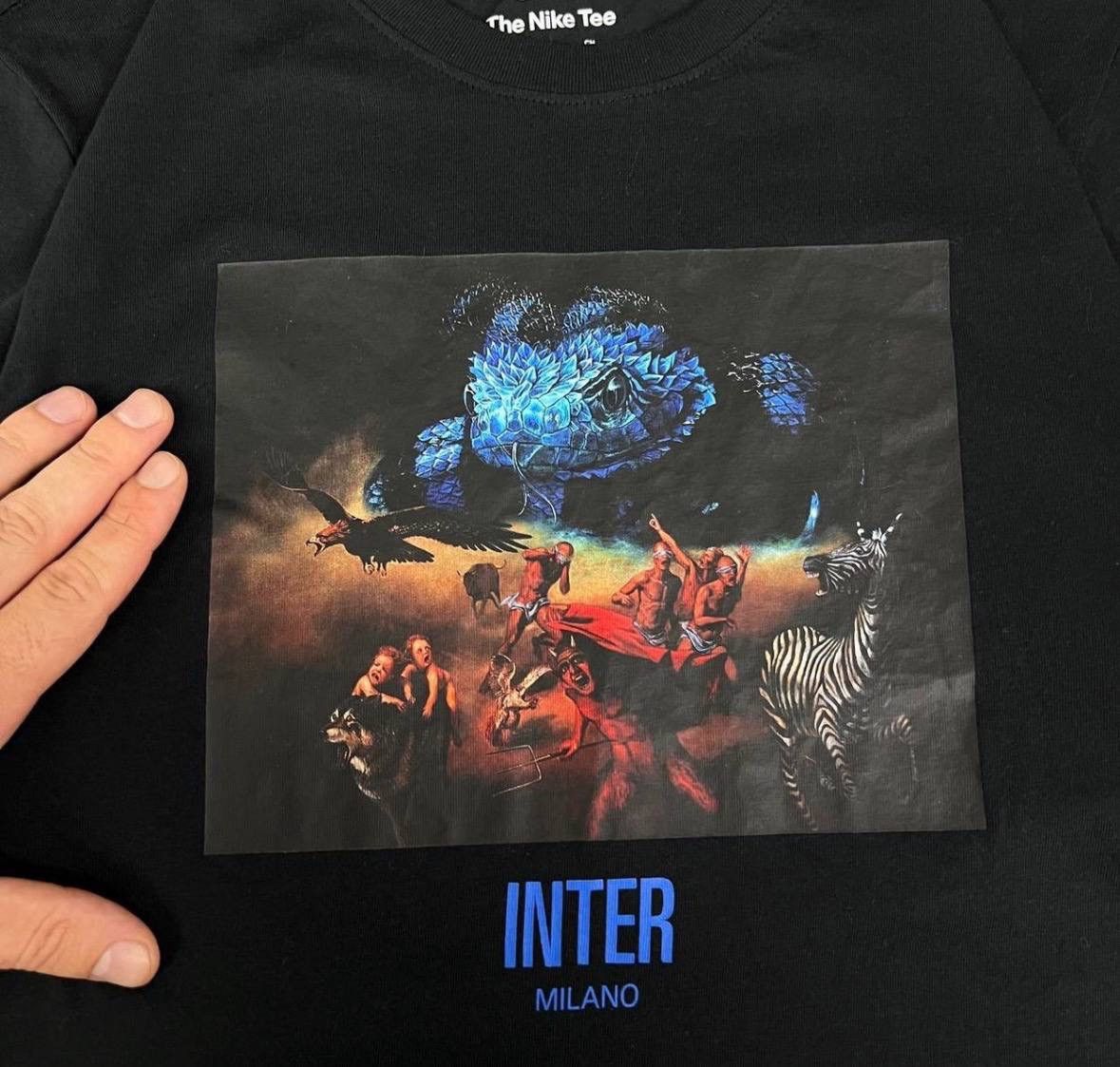 Nike Nike Inter Milan Blokecore T-shirt Style Drill Techwear Size US S / EU 44-46 / 1 - 2 Thumbnail