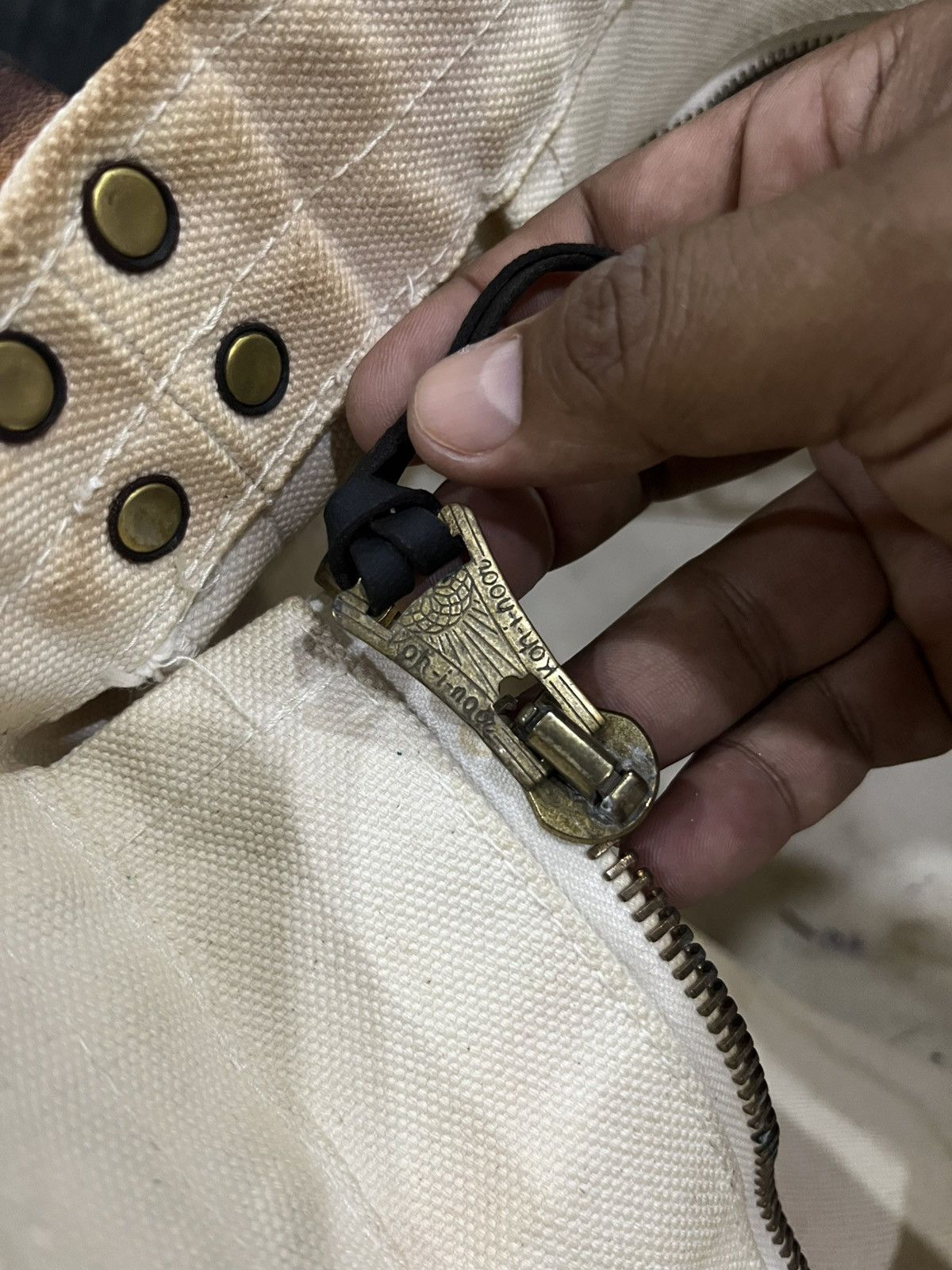 Japanese Brand vintage THE SUPERIOR LABOUR JPN CANVAS LEATHER SHOULDER BAG Size ONE SIZE - 7 Thumbnail