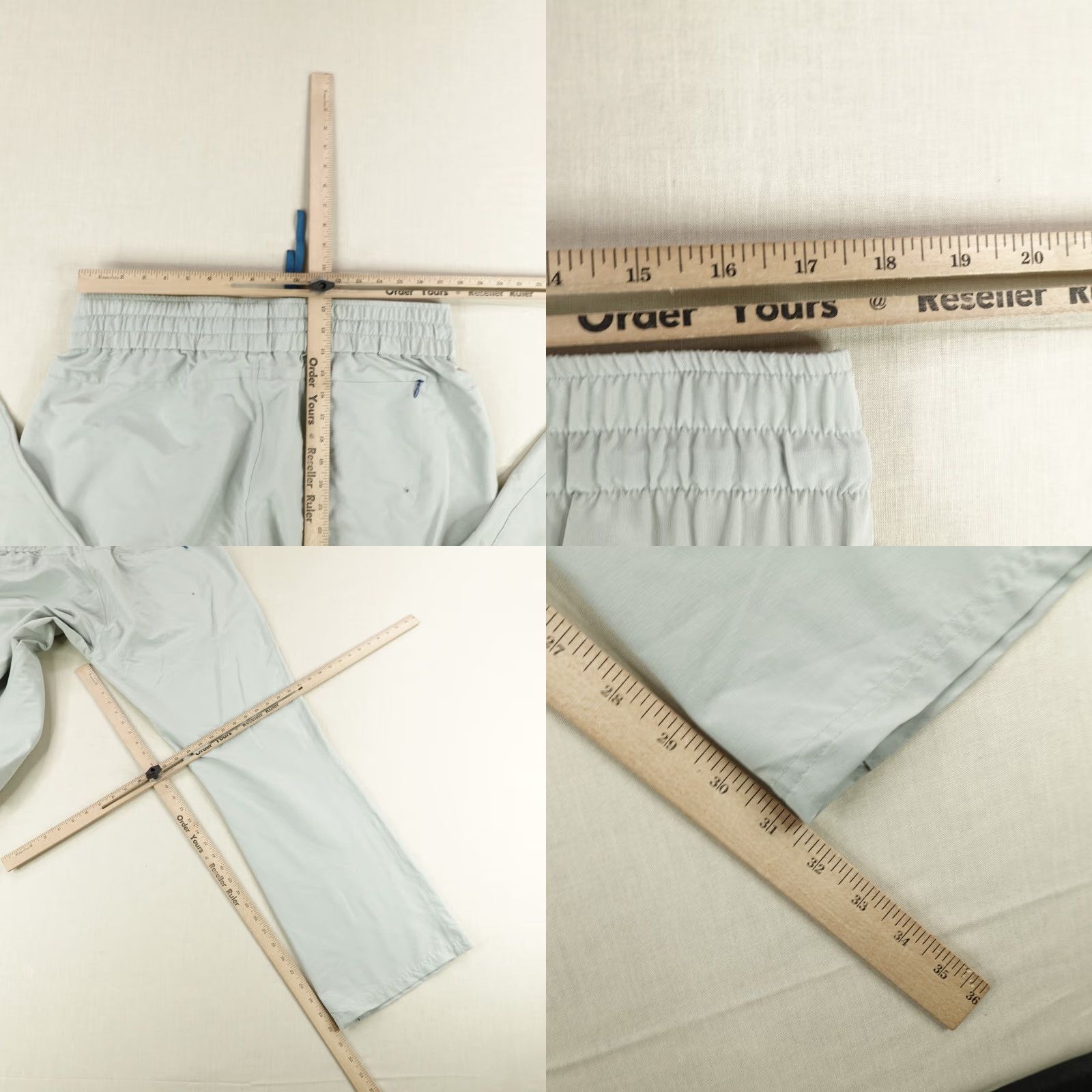 Vintage Simms Pants Mens XL Gray Windbreaker Bootcut Performance Casual Nylon Spandex Breathable Pockets 32in Inseam Mens Size US 36 / EU 52 - 8 Thumbnail