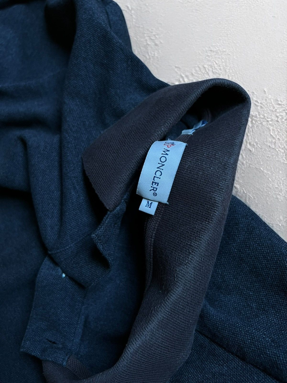 Designer × Moncler MONCLER LONG SLEEVE MAGLIA POLO t shirt tee GREY Size US M / EU 48-50 / 2 - 3 Thumbnail