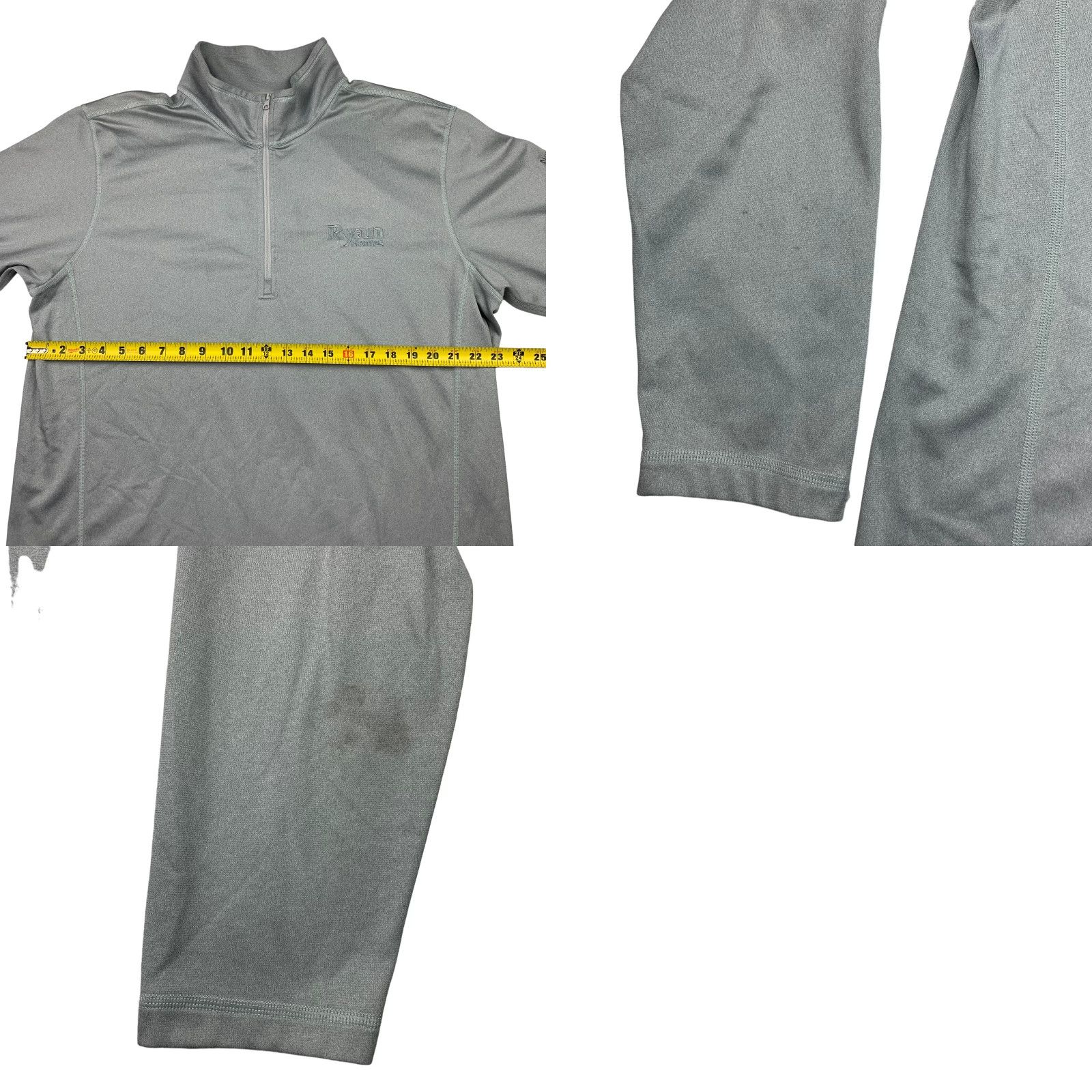 The North Face The North Face Performance 1/4 Zip Pullover Jacket Men XL Gray Size US XL / EU 56 / 4 - 8 Thumbnail