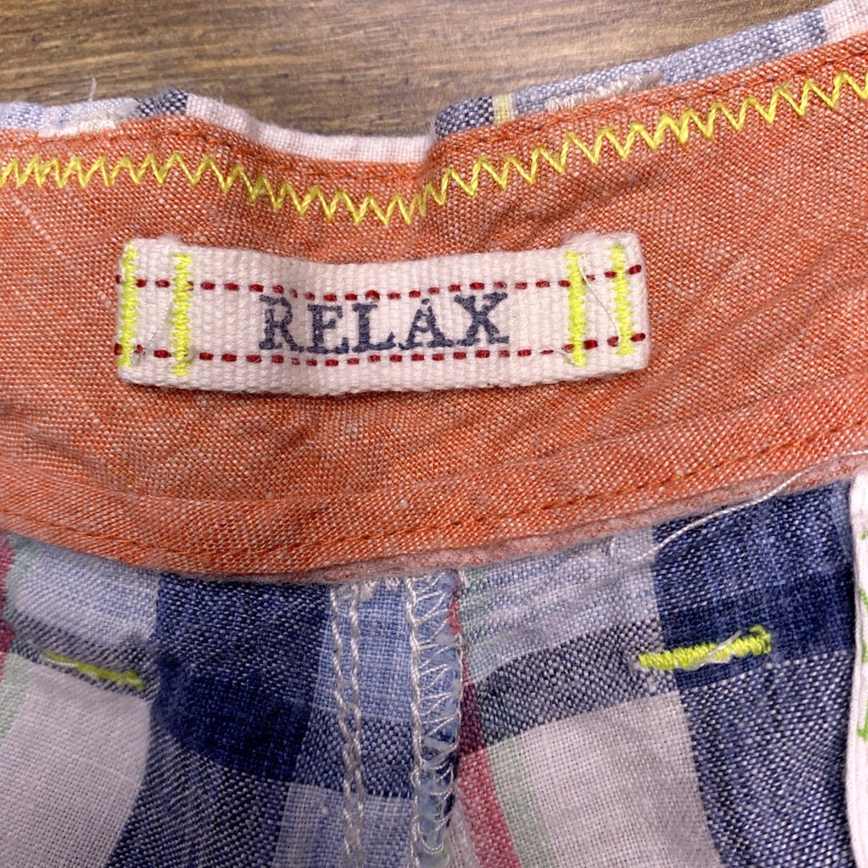Tommy Bahama Tommy Bahama Shorts Mens Adult 35 Linen Plaid Flat Front Beach Tropical Casual Breathable Lightweight Belt Loops Pockets Size US 35 - 5 Thumbnail