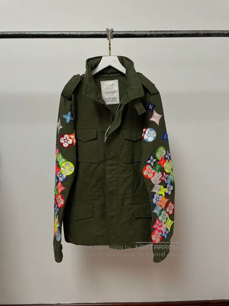READYMADE Ready Made Badge Flight Jacket Military Tent Fabric Antiqu Size US S / EU 44-46 / 1 - 1 Thumbnail