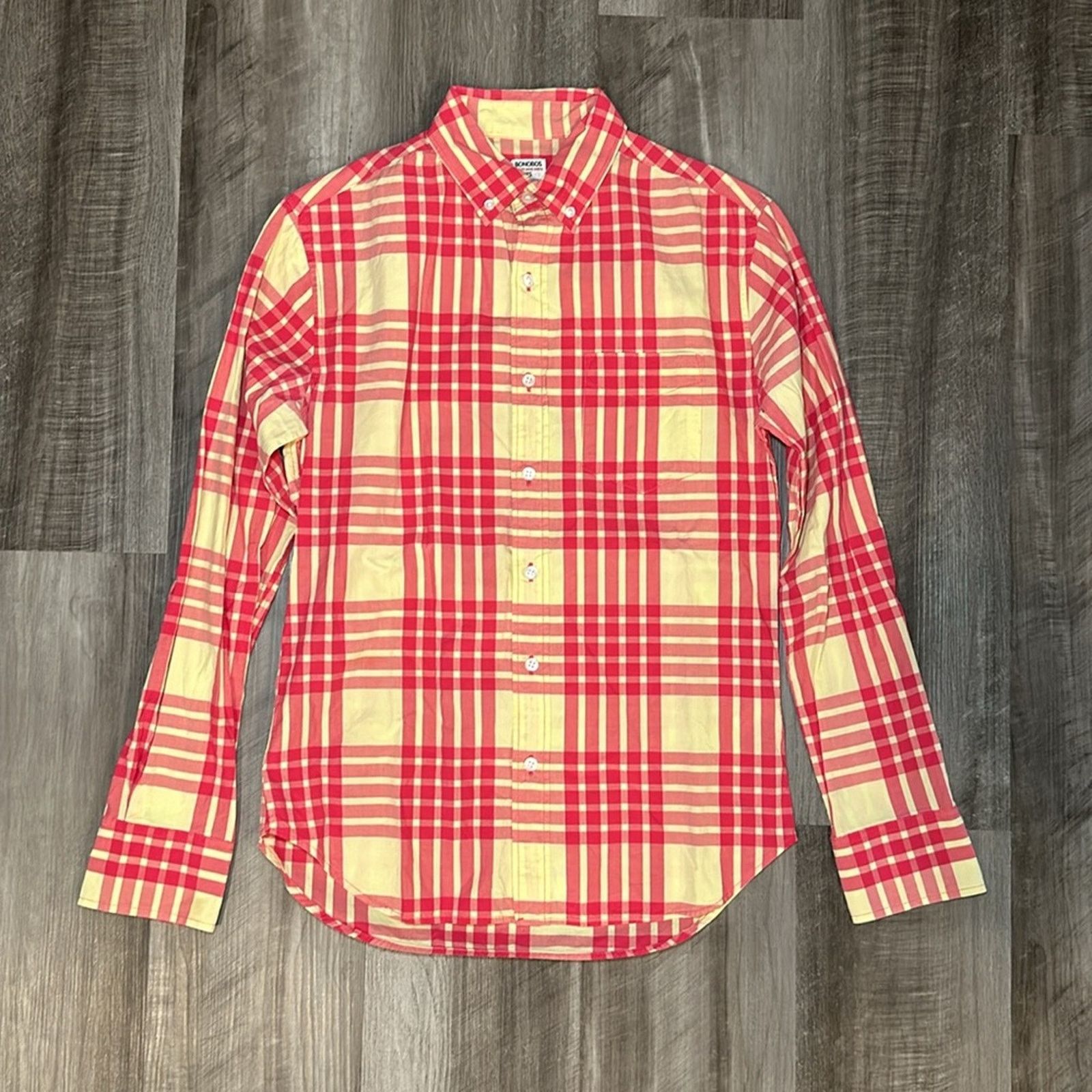 Bonobos Bonobos Slim Fit Summer Weight Poplin Long Sleeve - XS Size US XS / EU 42 / 0 - 2 Thumbnail