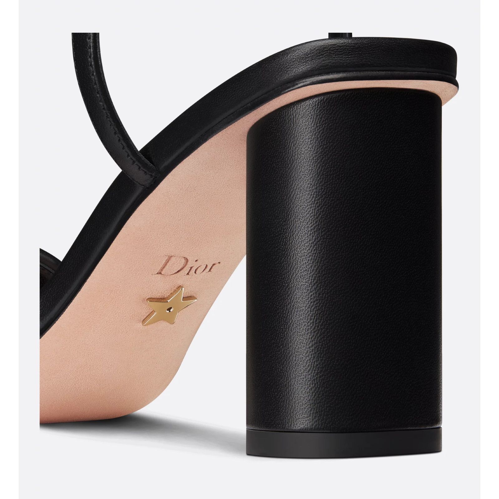 Dior Dior Dway Heeled Sandal Embroidered Satin Black Ankle Size US 5 / IT 35 - 12 Thumbnail