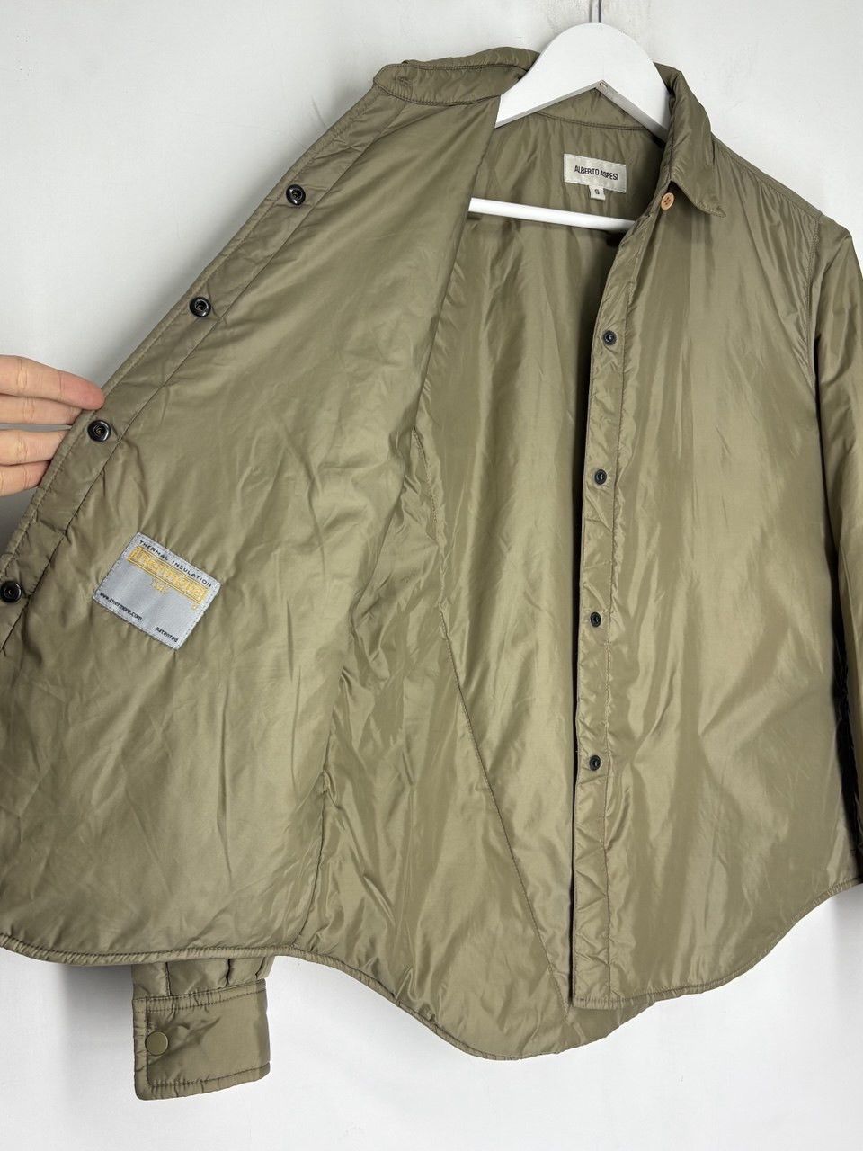 Aspesi Alberto Aspesi Padded Nylon Overshirt Snap Button Size US S / EU 44-46 / 1 - 10 Thumbnail
