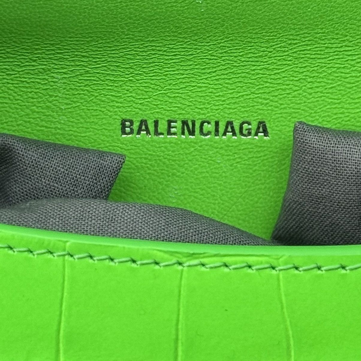 Balenciaga Balenciaga Hourglass S Embroidered Croc Size ONE SIZE - 7 Thumbnail