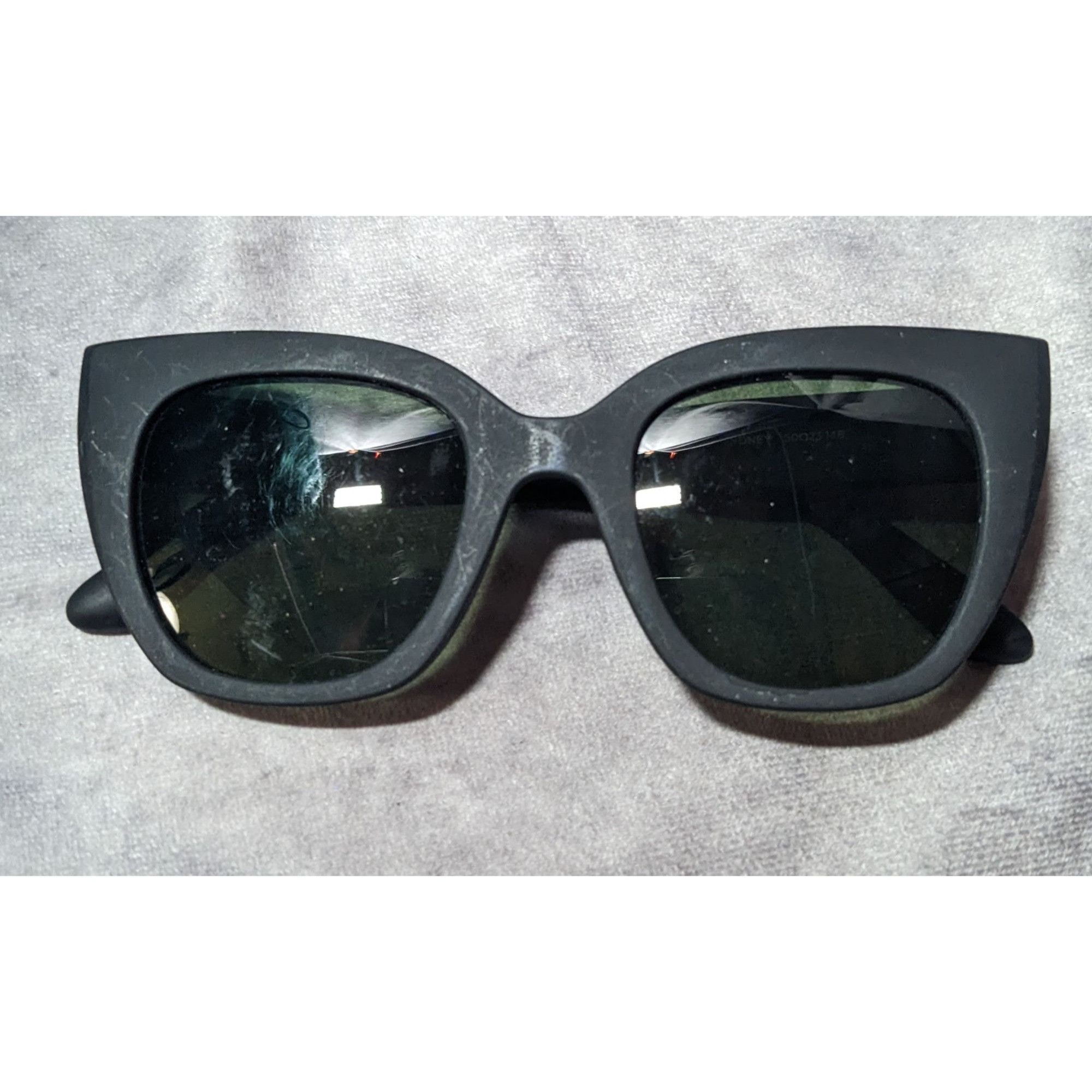 Toms Toms Black Cateye Traveler Collection Sydney Sunglasses Size ONE SIZE - 7 Thumbnail