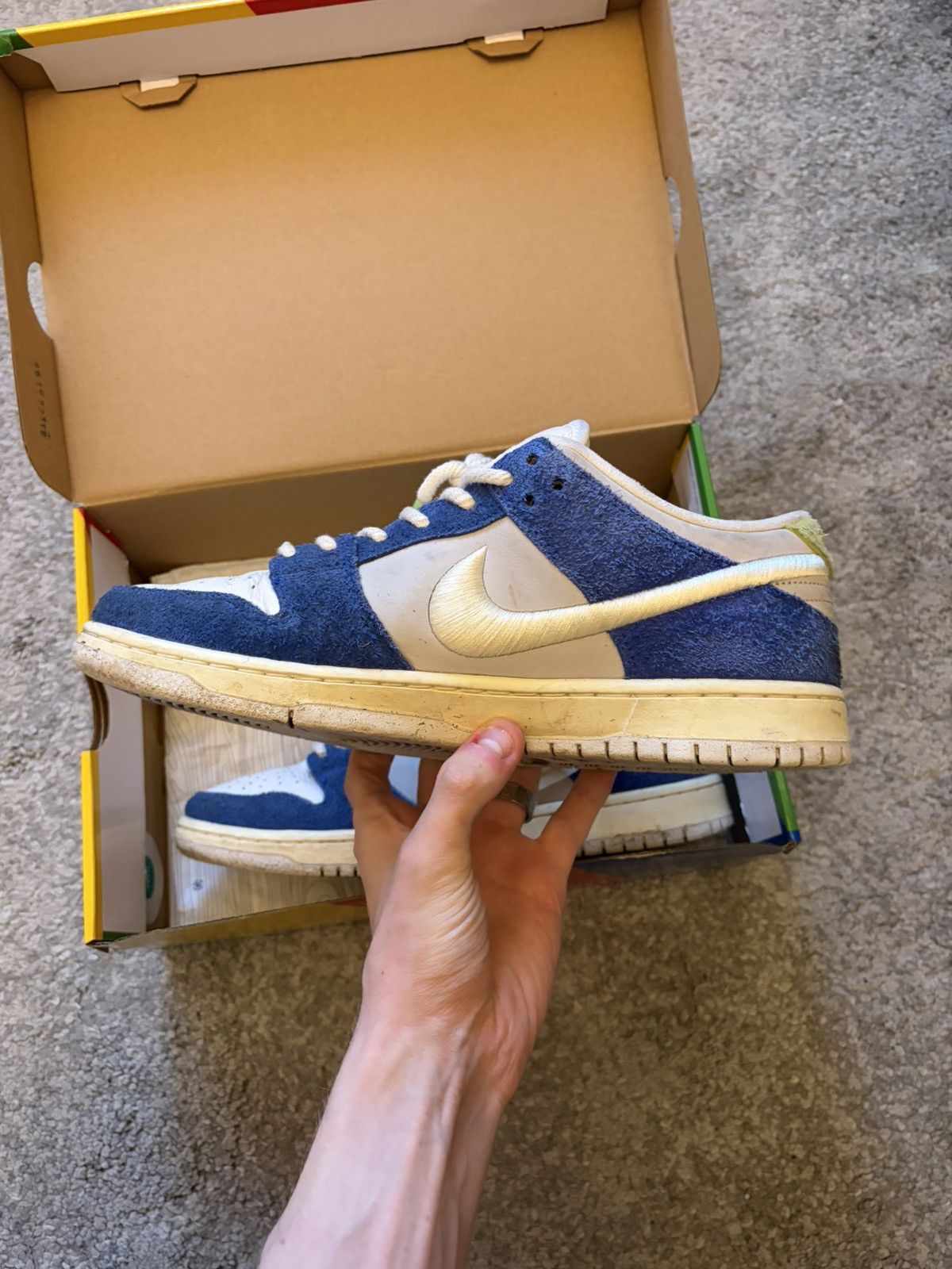 Nike SB Nike sb dunk fly gardenia Size US 10 / EU 43 - 3 Thumbnail