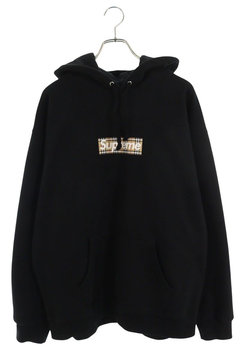 Burberry × Supreme Supreme Burberry Box Logo Hoodie Hooded