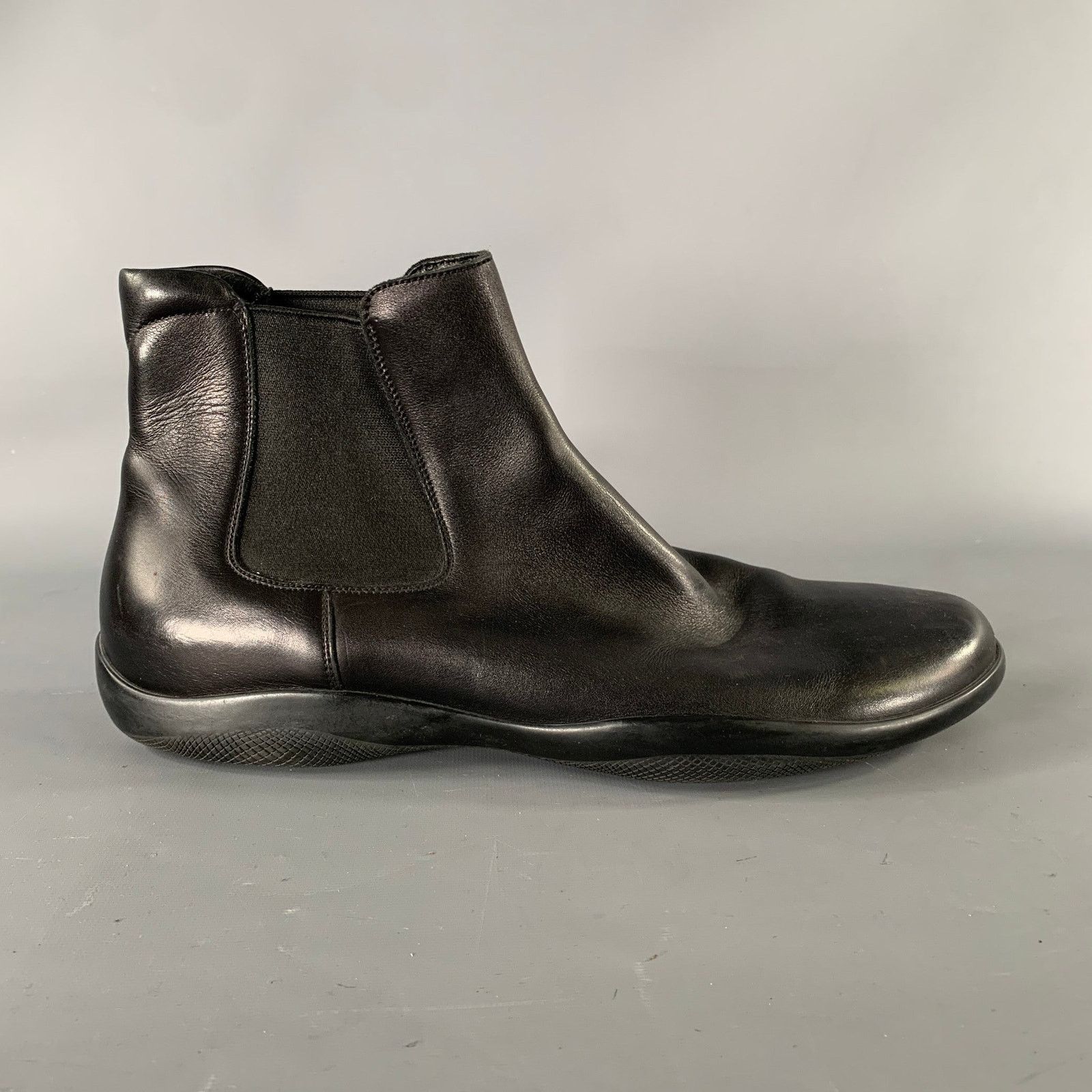 Prada PRADA SPORT Size 9 Black Leather Boots Size US 9 / EU 42 - 1 Thumbnail