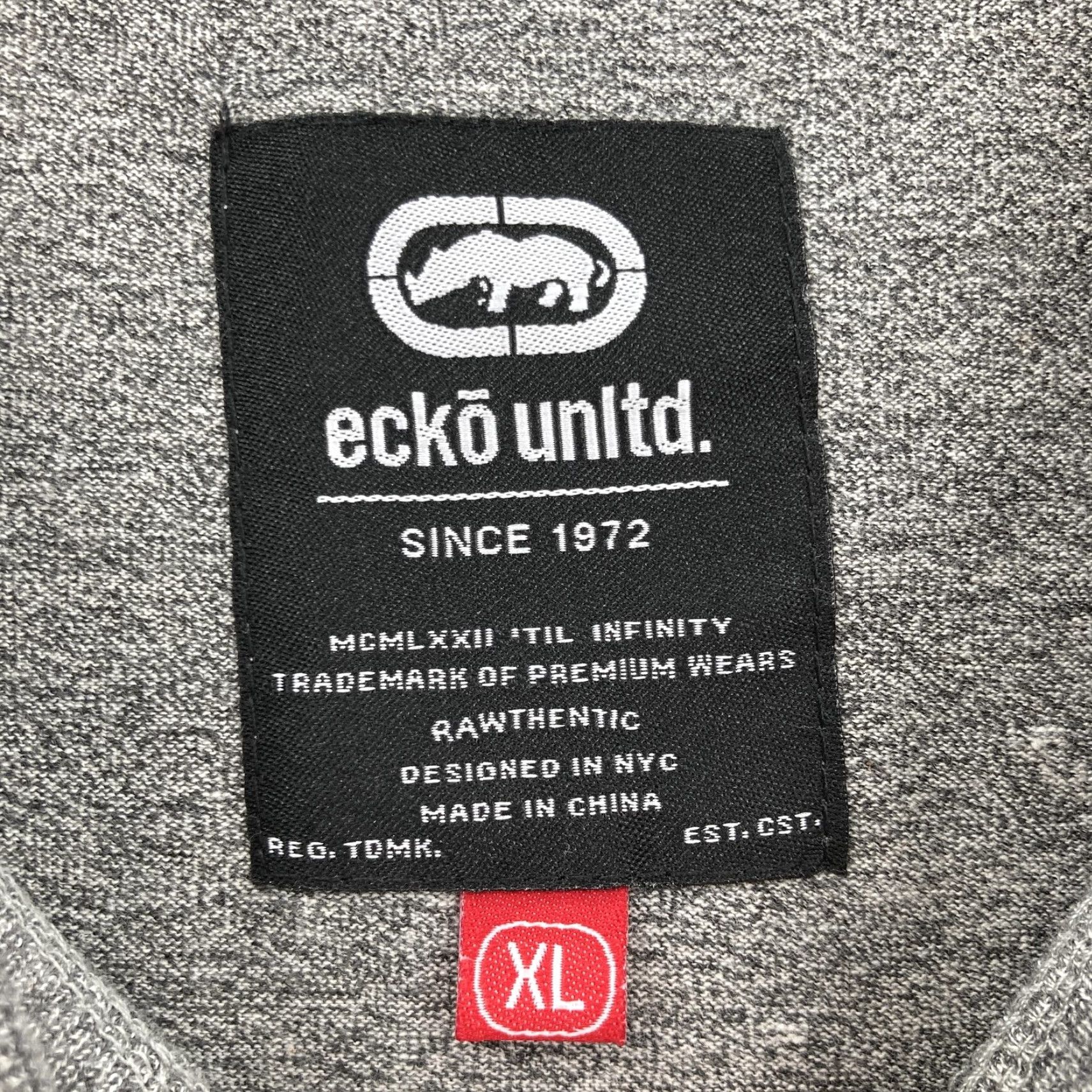 Ecko Unltd. Ecko Unltd Tee Mens XL Gray Blue Camo RAW Uncut Graphic Athletic Urban Y2K Size US XL / EU 56 / 4 - 4 Thumbnail