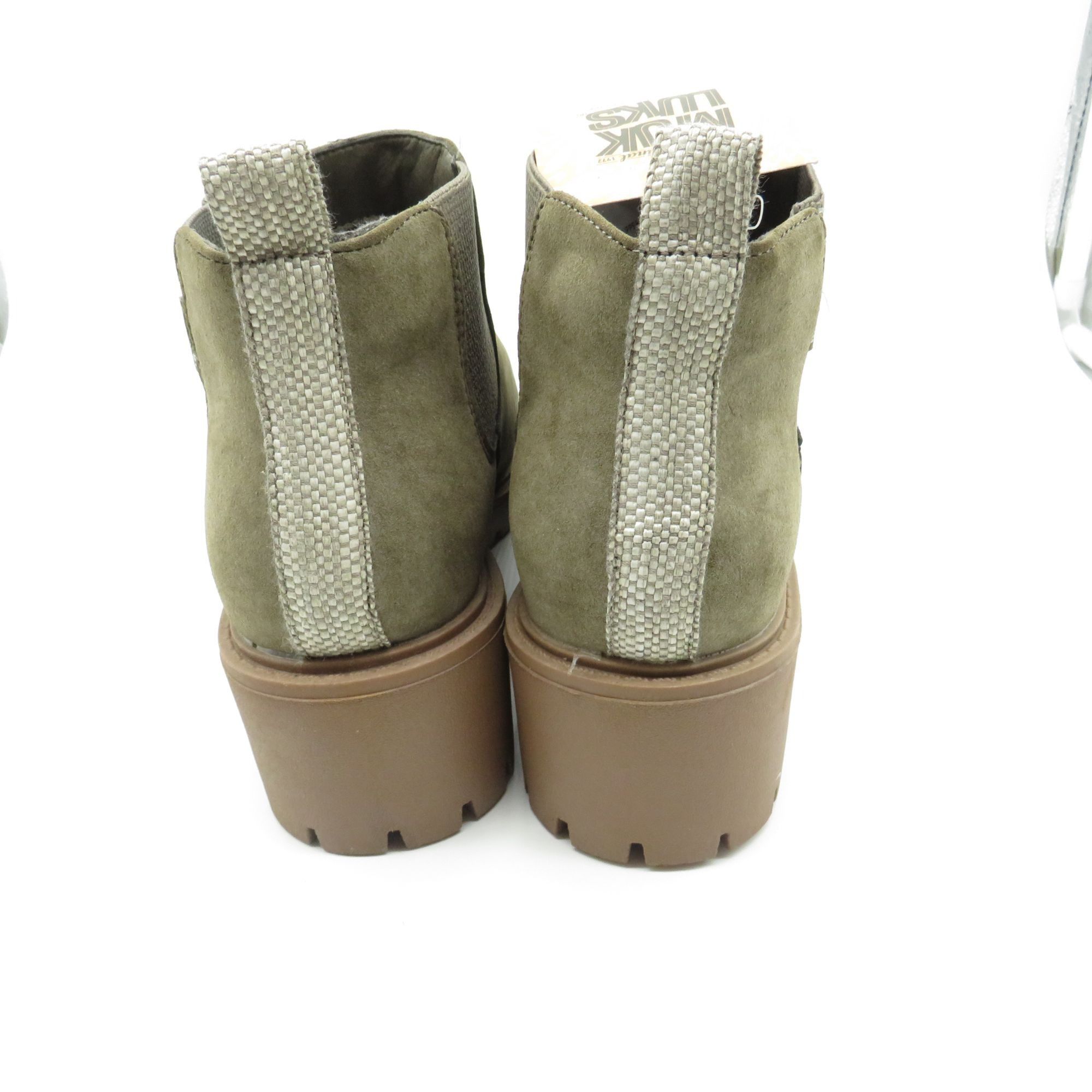 Other Muk Luks Womens Moss Green Slip-On Chelsea Boots Size 9.5 Su Size US 9.5 / IT 39.5 - 6 Thumbnail