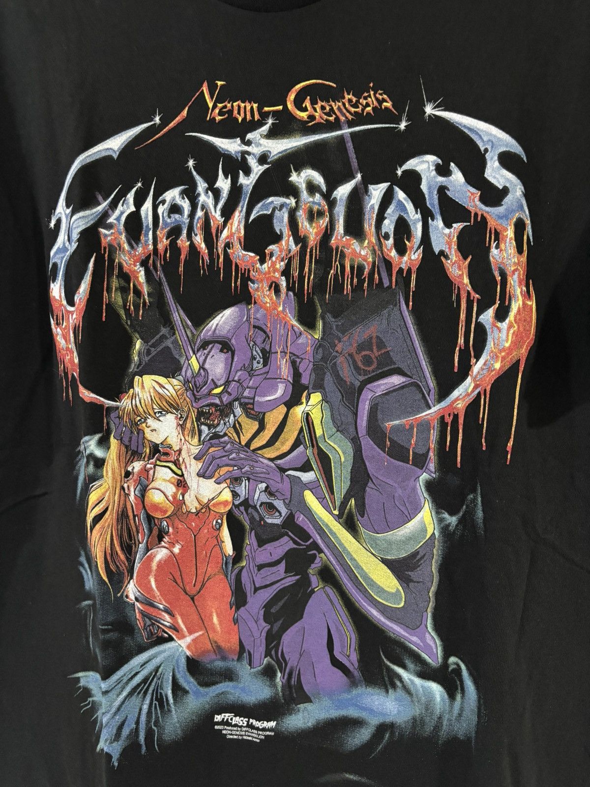 Anime × Japanese Brand BOOTLEG EVANGELION INSPIRED BY OBITUARY Size US L / EU 52-54 / 3 - 2 Thumbnail