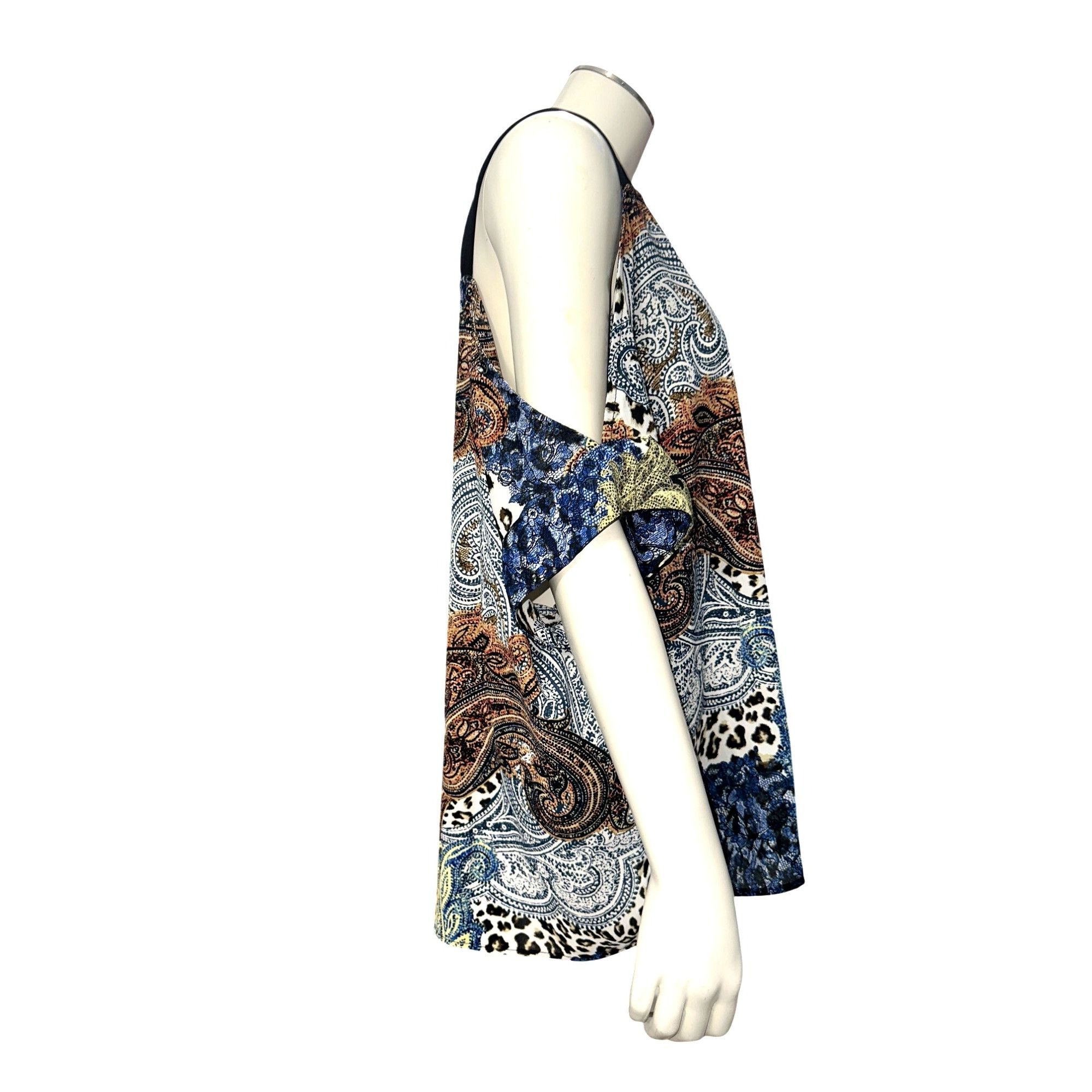 Other 7Th Avenue Design Studio Large Cold Shoulder Tunic Top Paisl Size L / US 10 / IT 46 - 7 Thumbnail