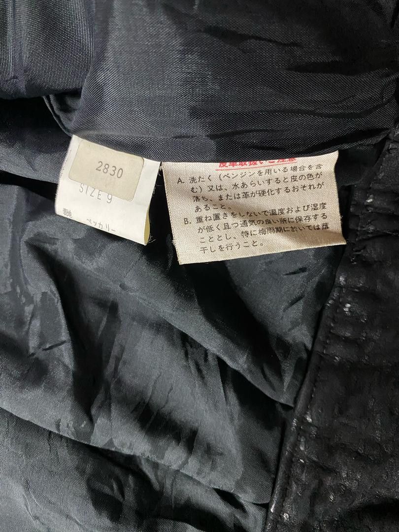Genuine Leather × Vintage Rare Unbrand Double collar Leather Jacket Size US S / EU 44-46 / 1 - 6 Thumbnail