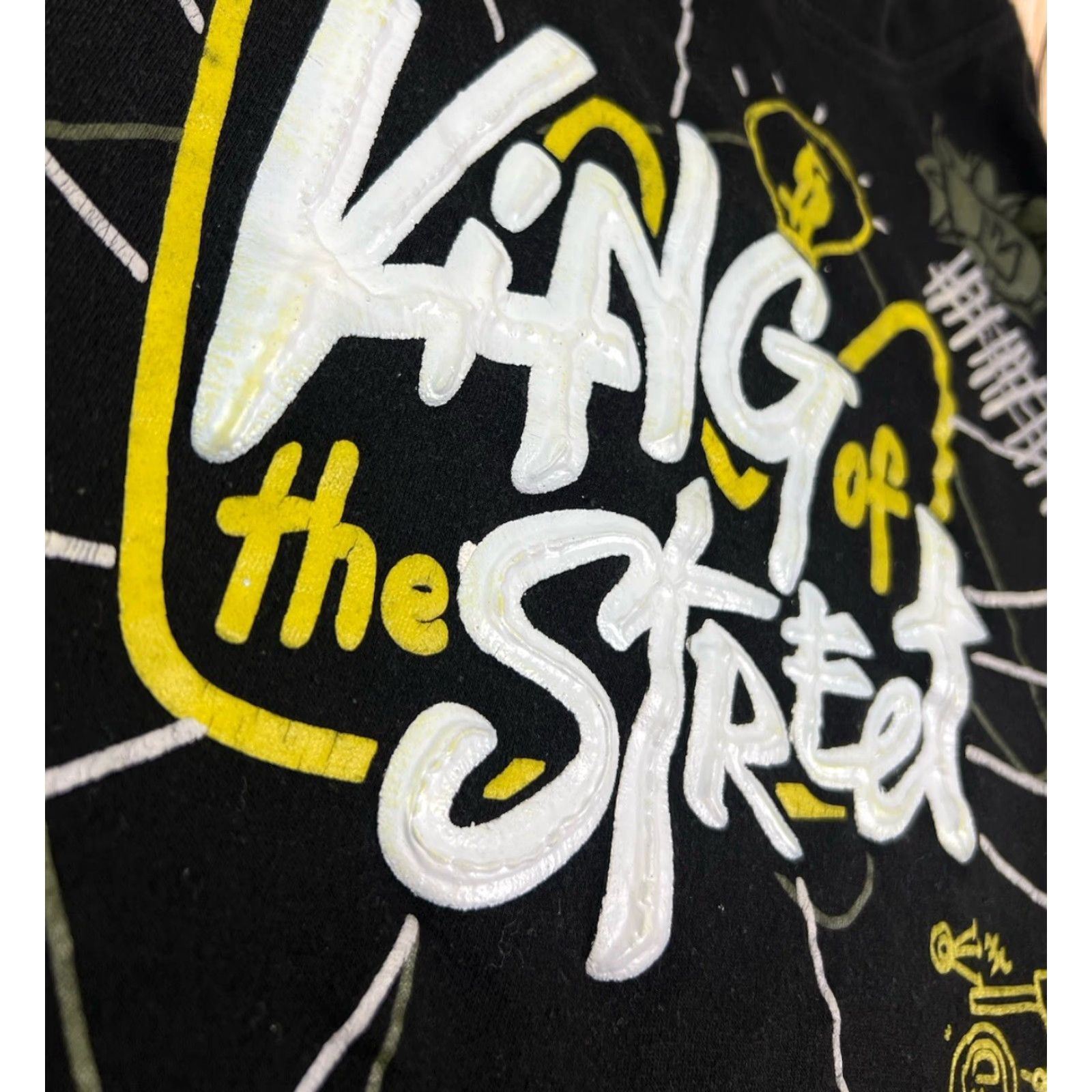 Southpole VINTAGE Mens South Pole T-Shirt Black Small Crew Neck Short Sleeve Graphic Print Grunge Hip Hop Kings of the Street Mens S Size US S / EU 44-46 / 1 - 5 Thumbnail
