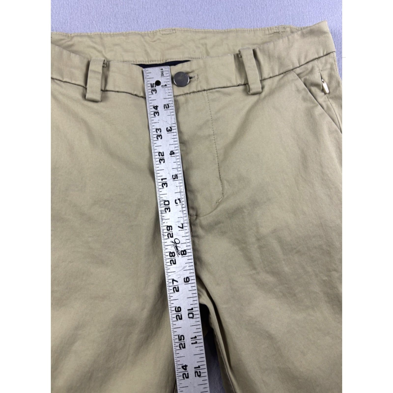 Lululemon Lululemon Pants Mens Slim Fit Chino Brown 28x32 Regular Polyester Blend Flat Front Zipper Button Slim Inseam 32 Size US 28 / EU 44 - 7 Thumbnail