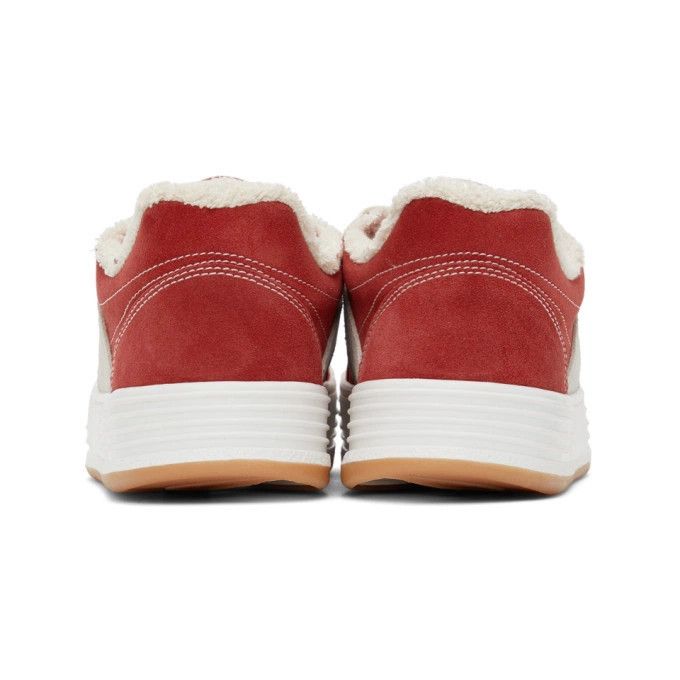 Palm Angels o1y0325 Logo Low-Top Sneakers in Red/Grey Size US 10 / EU 43 - 5 Thumbnail