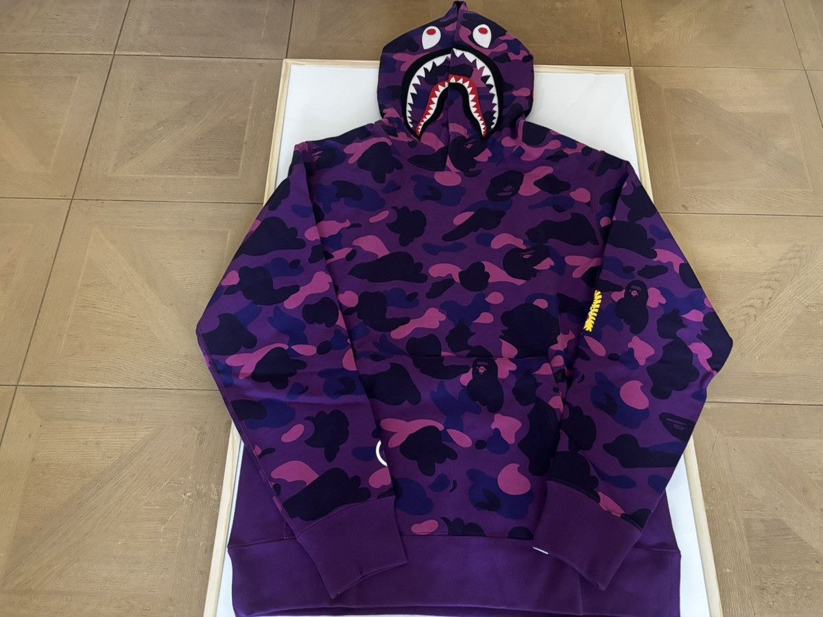 Bape Auth ape bape color camo 2nd shark pullover hoodie L new Size US L / EU 52-54 / 3 - 1 Thumbnail