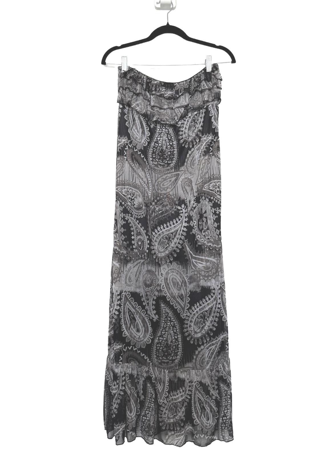 Designer Y2K Paisley Soft Grunge Sleeveless Long Maxi Dress Size L / US 10 / IT 46 - 3 Thumbnail