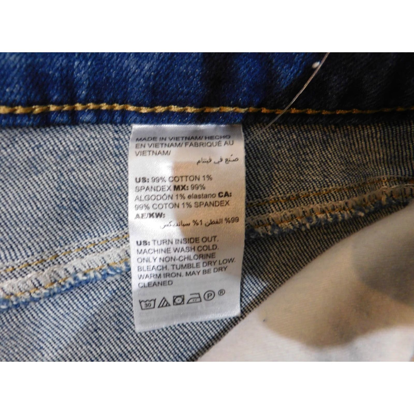Vintage Chicos Jeans 0.5 Blue Straight Crop High Rise Womens Denim Casual Jeans 26in Inseam Regular Rise Zipper Cotton Blend Polyester Designer 90s? Size 25" / US 0 / IT 36 - 5 Thumbnail