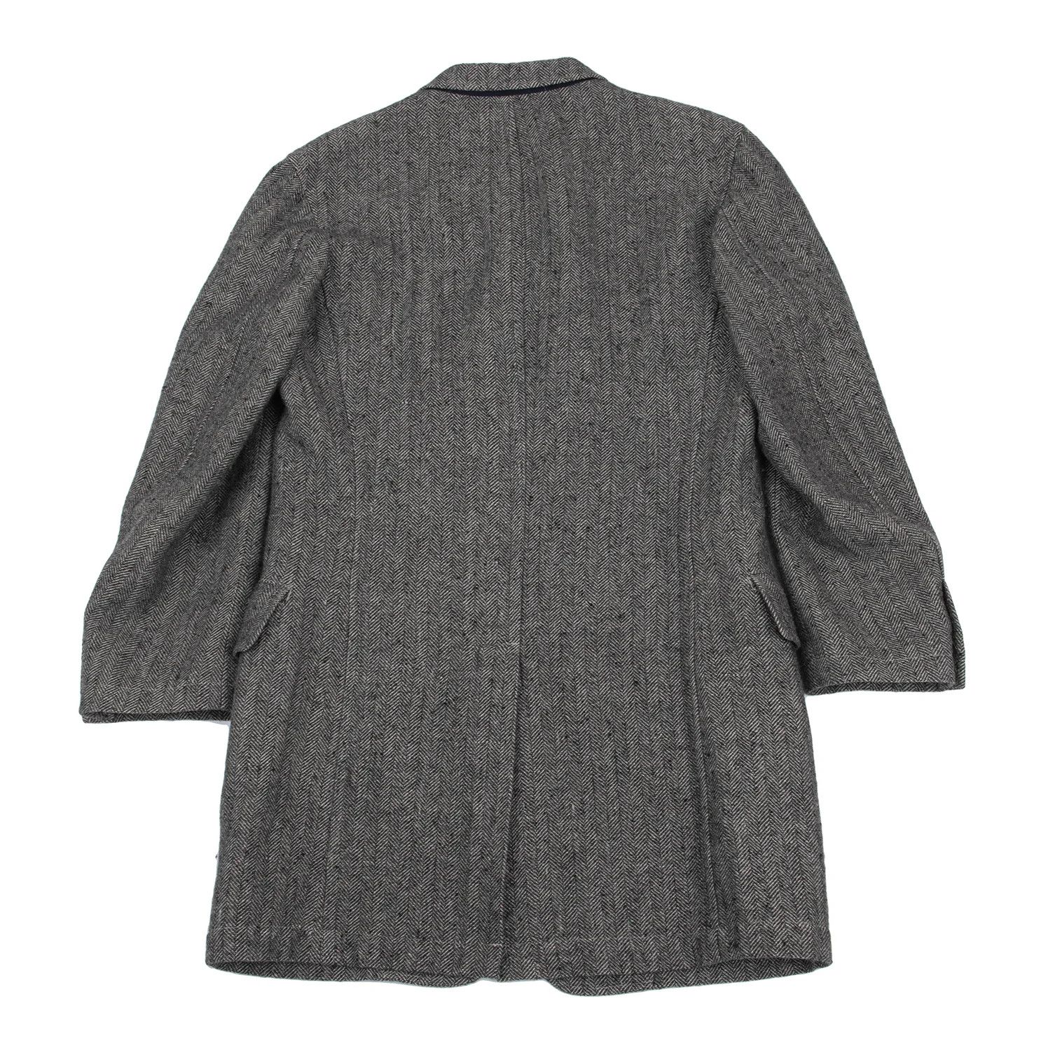 Yohji Yamamoto Yohji Yamamoto Wool Linen Herringbone Jacket Size US L / EU 52-54 / 3 - 13 Thumbnail