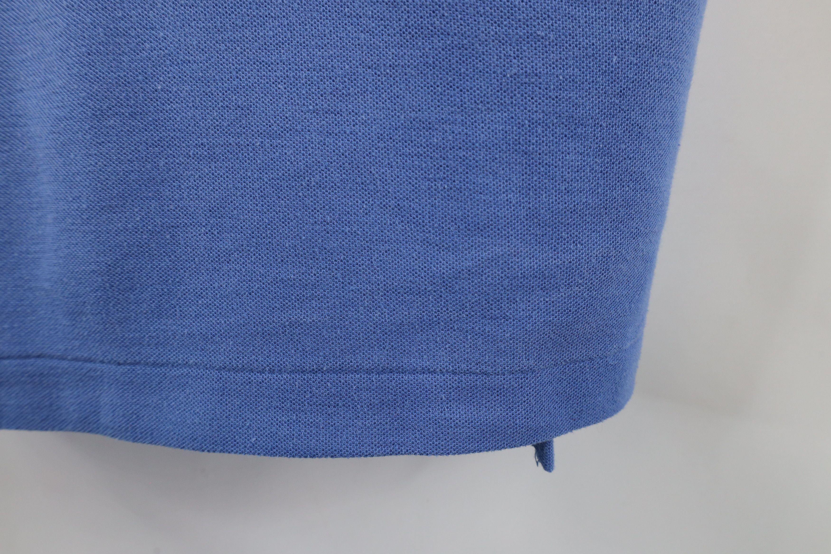 Levi's × Vintage Vintage 80s 90s Levis Spell Out Collared Polo Shirt Blue Size US L / EU 52-54 / 3 - 5 Thumbnail