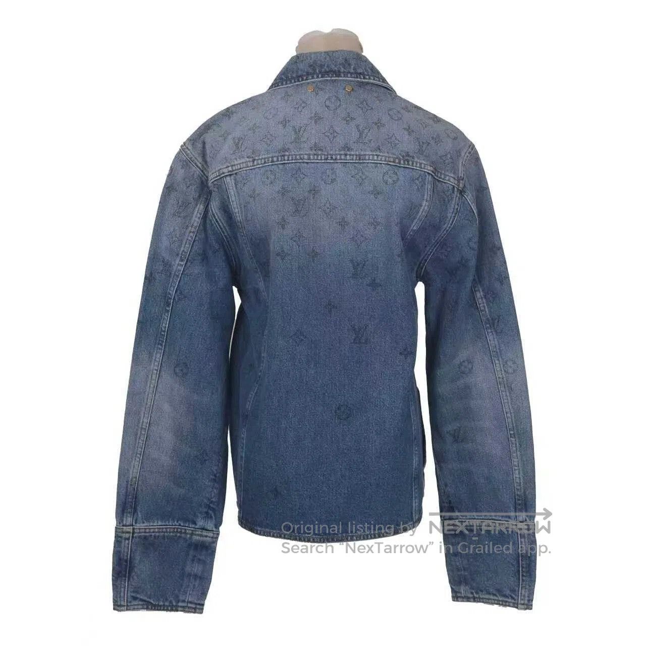 Louis Vuitton louis vuitton denim jacket with monogram pattern. Size US S / EU 44-46 / 1 - 2 Thumbnail