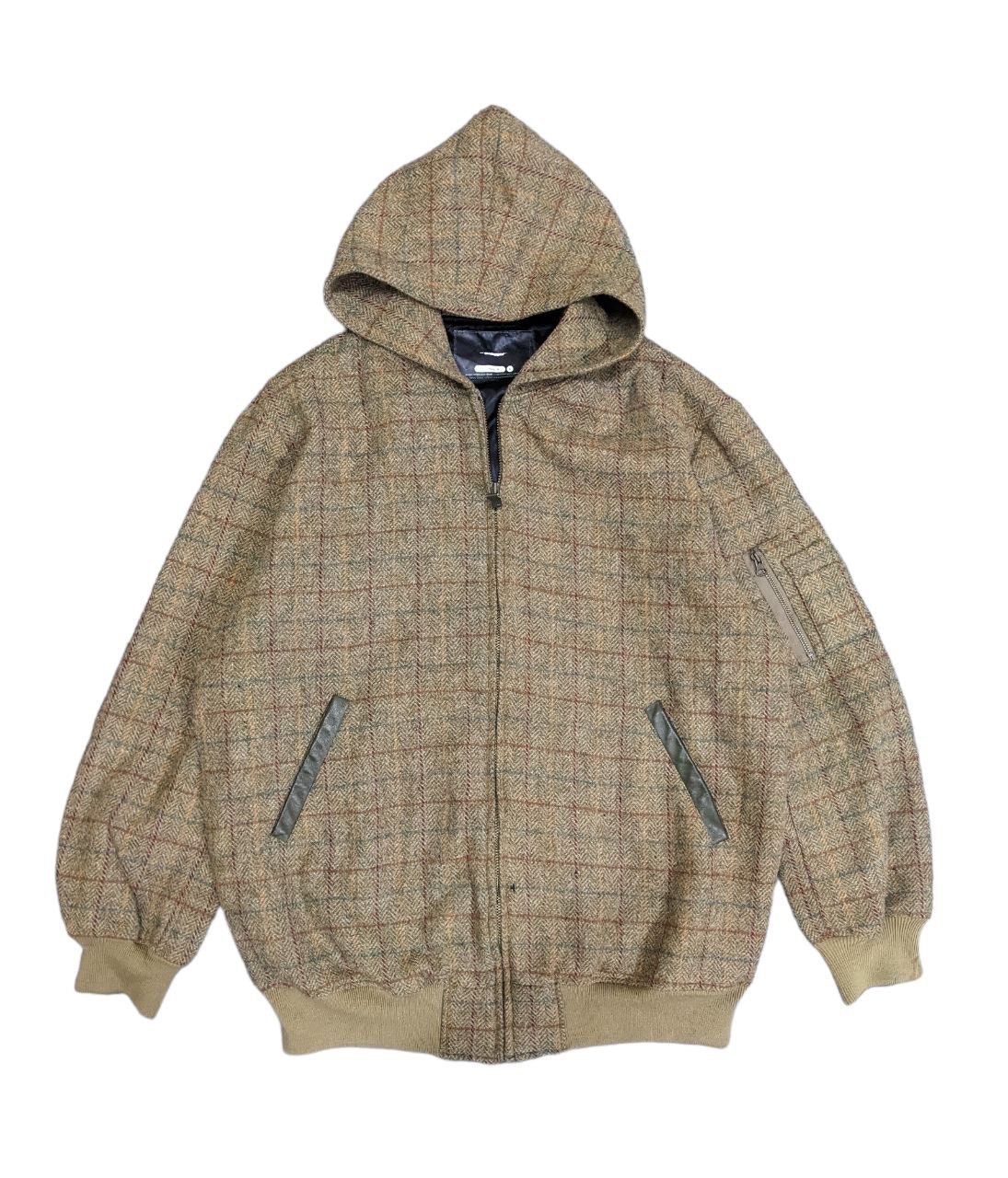 Archival Clothing Swagger x Harris Tweed Bomber Hoodie Jacket