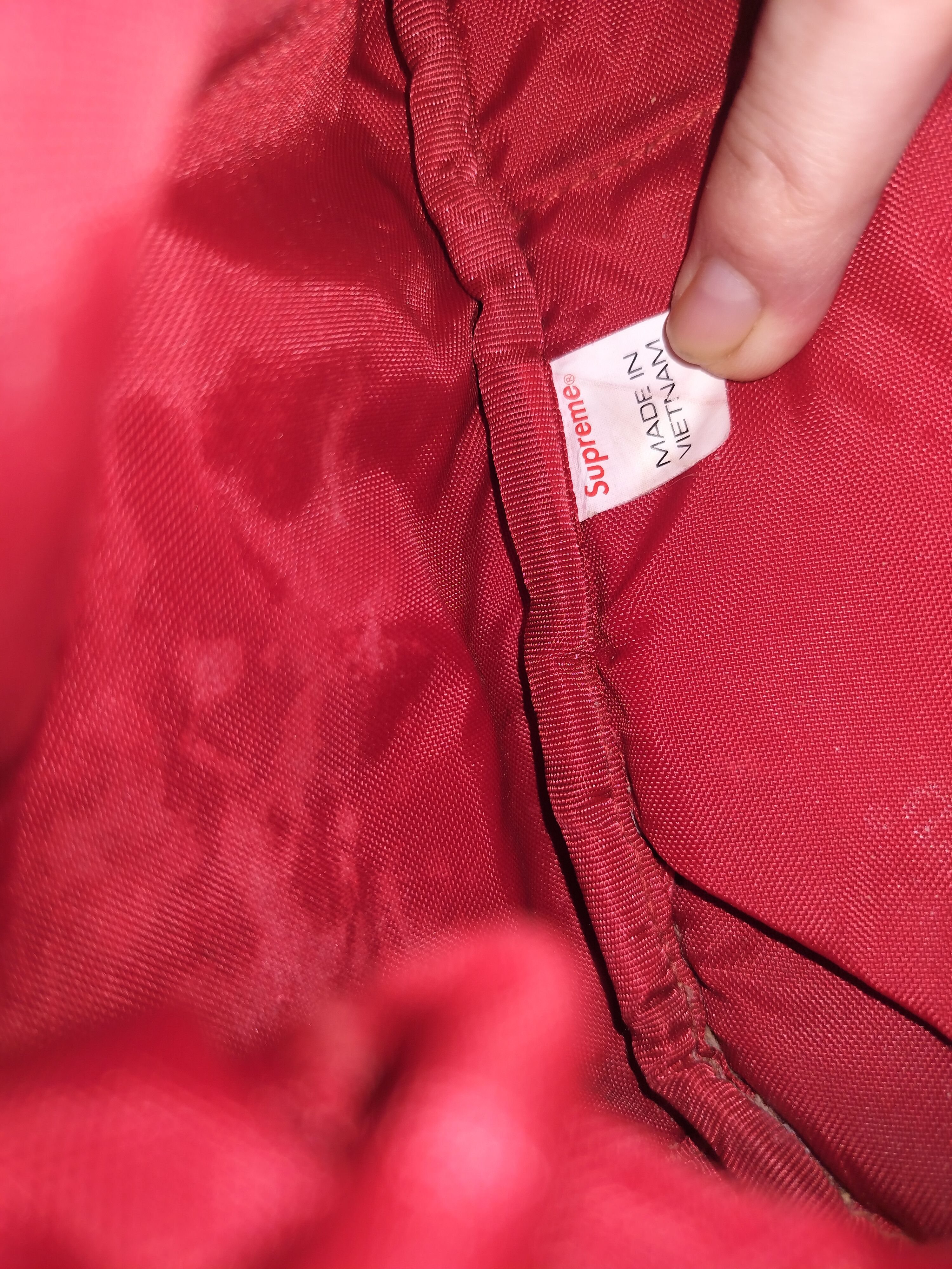 Supreme Red Supreme Cordura backpack Size ONE SIZE - 5 Thumbnail