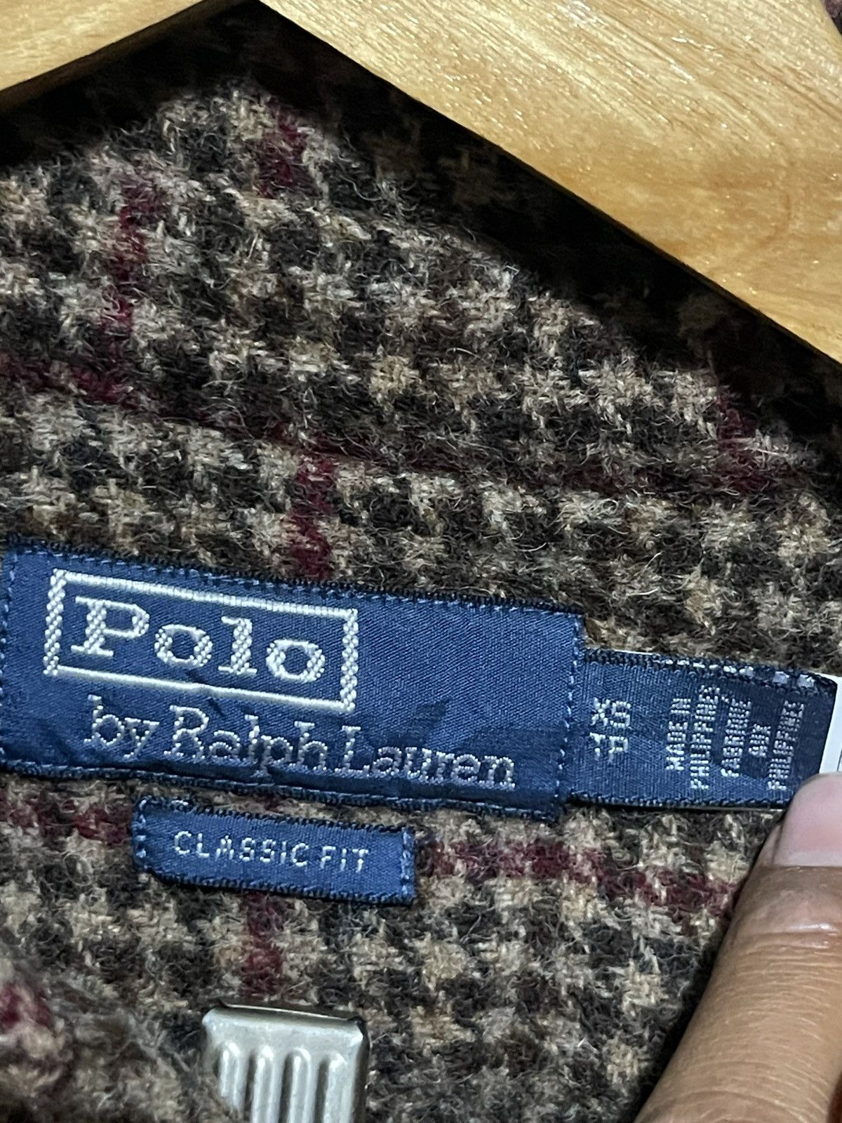 Polo Ralph Lauren Suede-Patch Shetland Wool Overshirt Size US XS / EU 42 / 0 - 7 Thumbnail