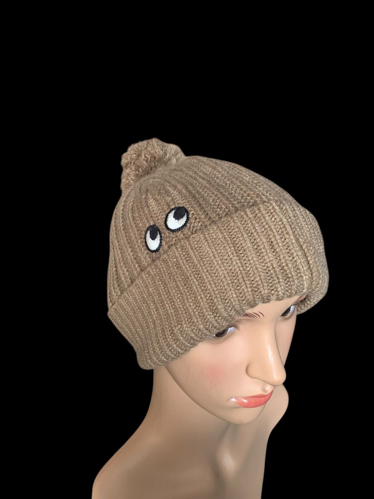 Japanese Brand × Uniqlo Anya HindMarch Uniqlo Knitted Hat By Japanese Brand 🇯🇵 Size ONE SIZE - 3 Thumbnail