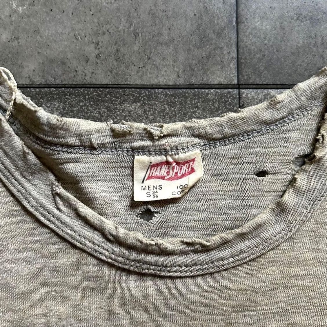 Hanes VINTAGE Hanes Shirt S NA 60s Sport USA Made College Logo Single Stitch Size US S / EU 44-46 / 1 - 4 Thumbnail