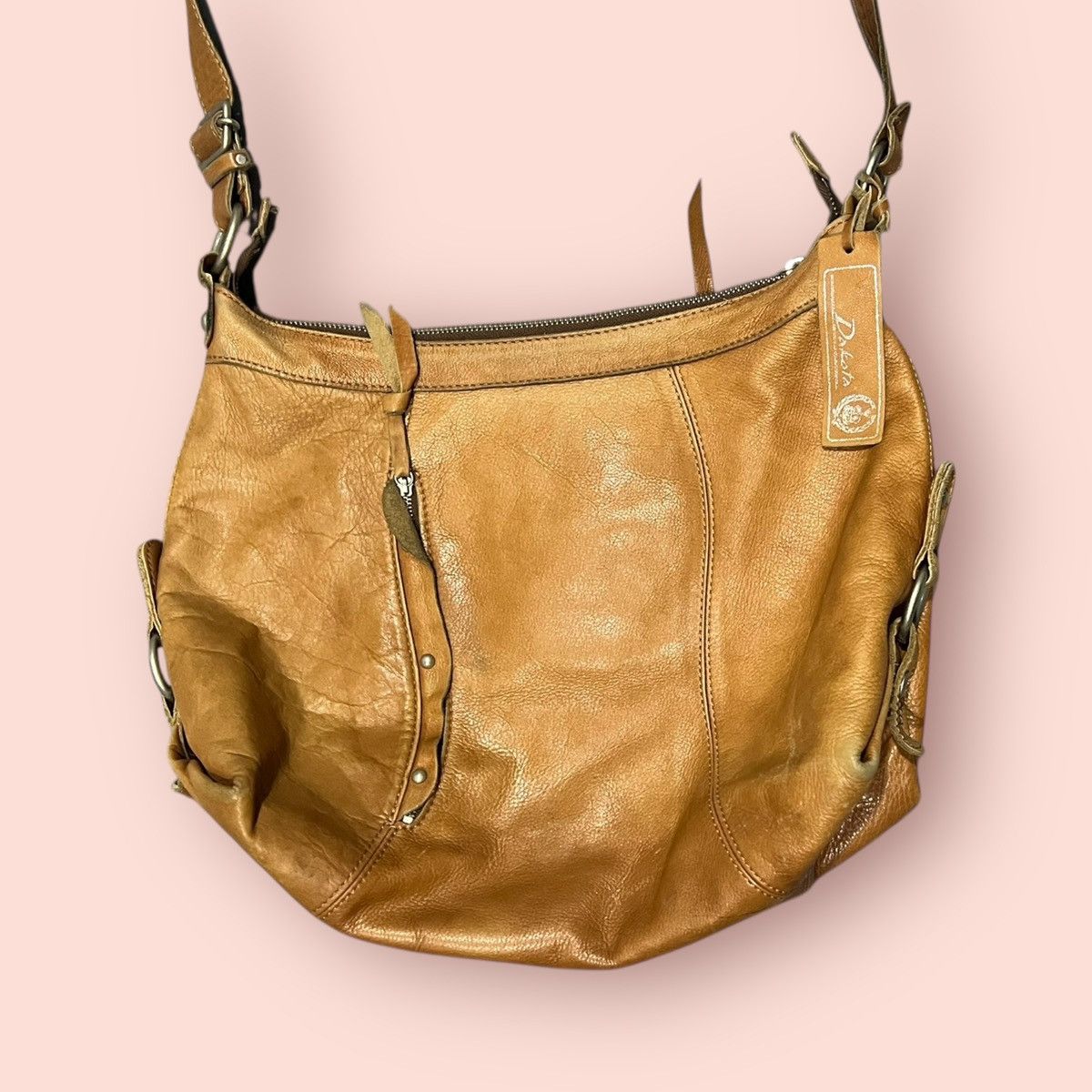 Branded Leather × Dakota Grizzly × Japanese Brand VINTAGE DAKOTA JAPAN LEATHER CROSSBODY SHOULDER BAG Size ONE SIZE - 22 Thumbnail